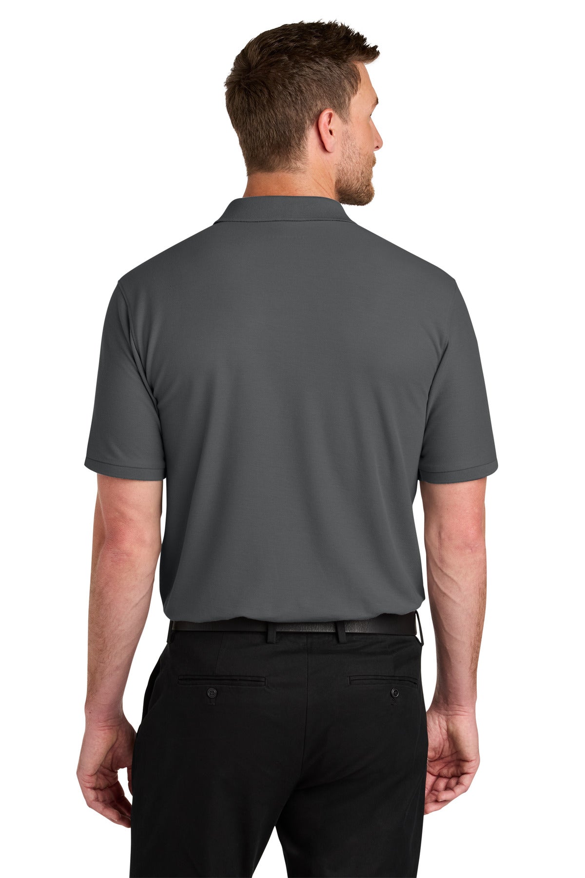 Port Authority Tall Wearever Signature Pique Polo - Storm Grey