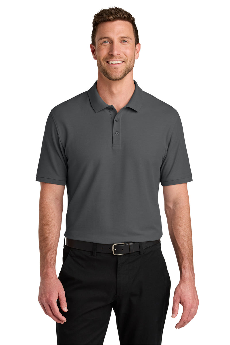 Port Authority Tall Wearever Signature Pique Polo - Storm Grey