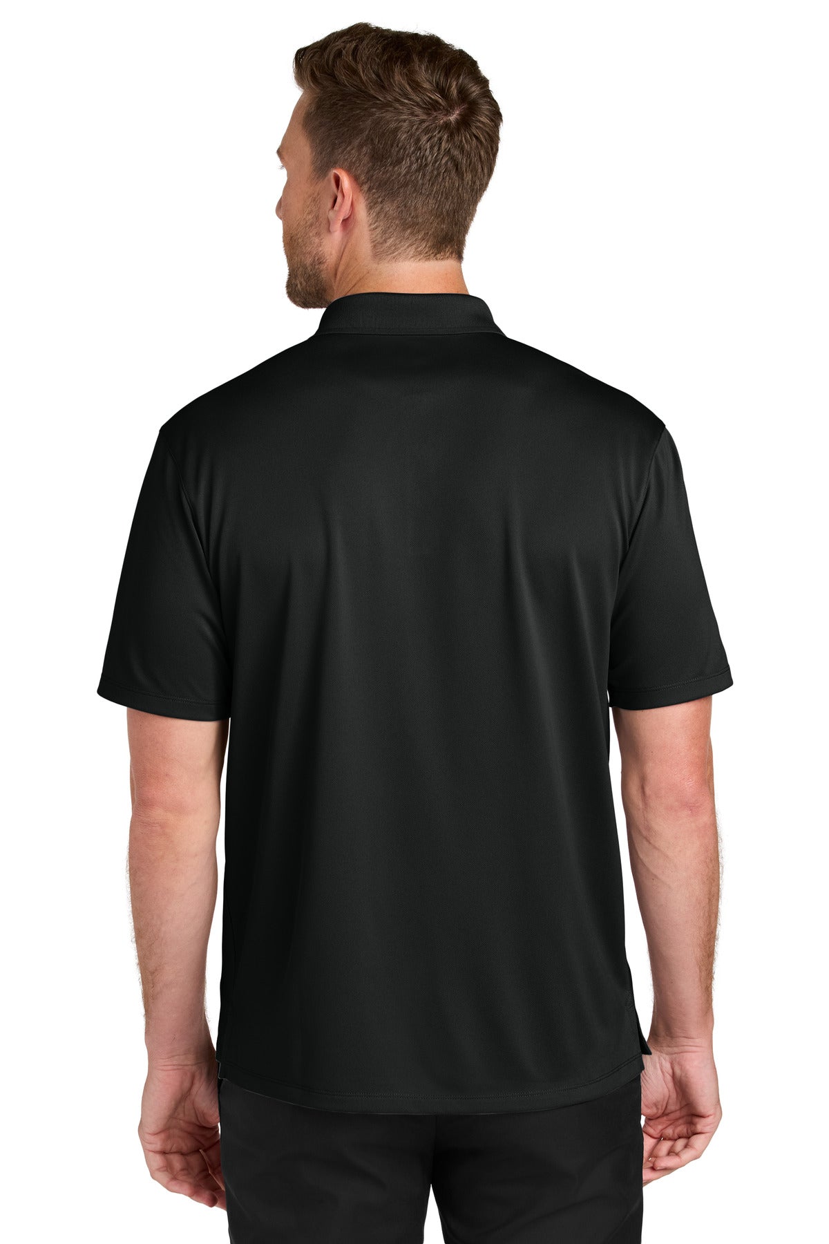 Port Authority Tall Wearever Performance Pique Polo - Deep Black