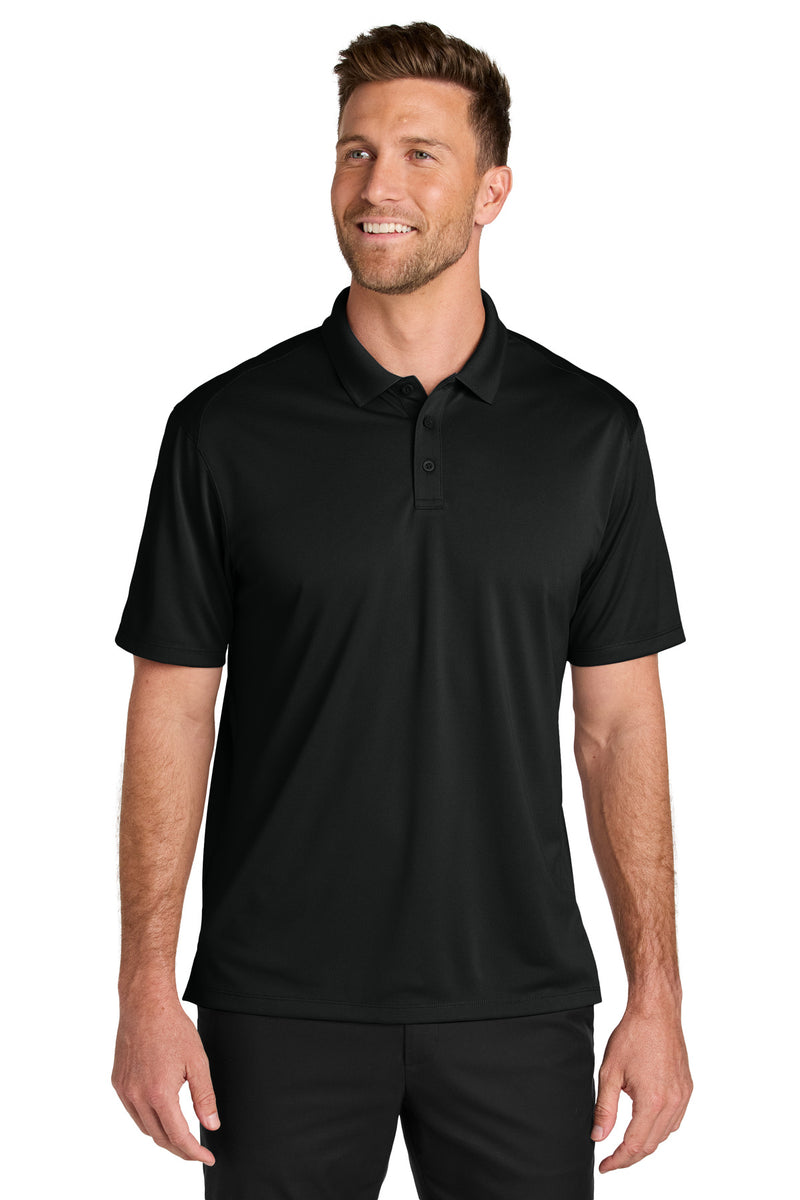 Port Authority Tall Wearever Performance Pique Polo - Deep Black
