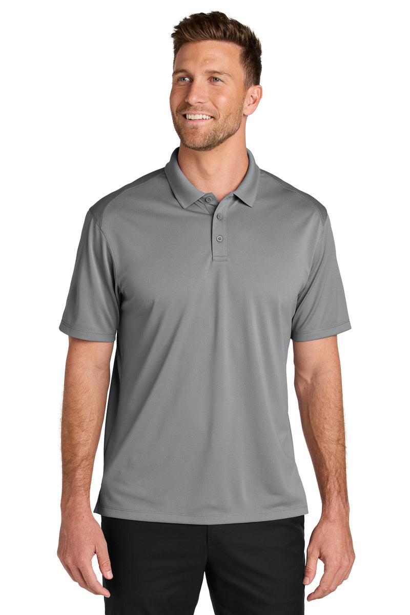 Port Authority Tall Wearever Performance Pique Polo - Gusty Grey