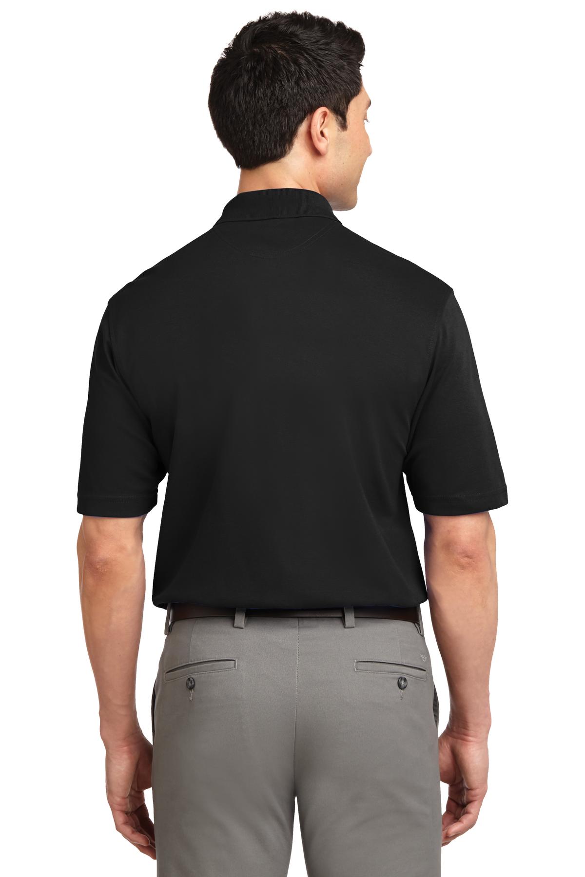 Port Authority Tall Rapid Dry Polo - Jet Black