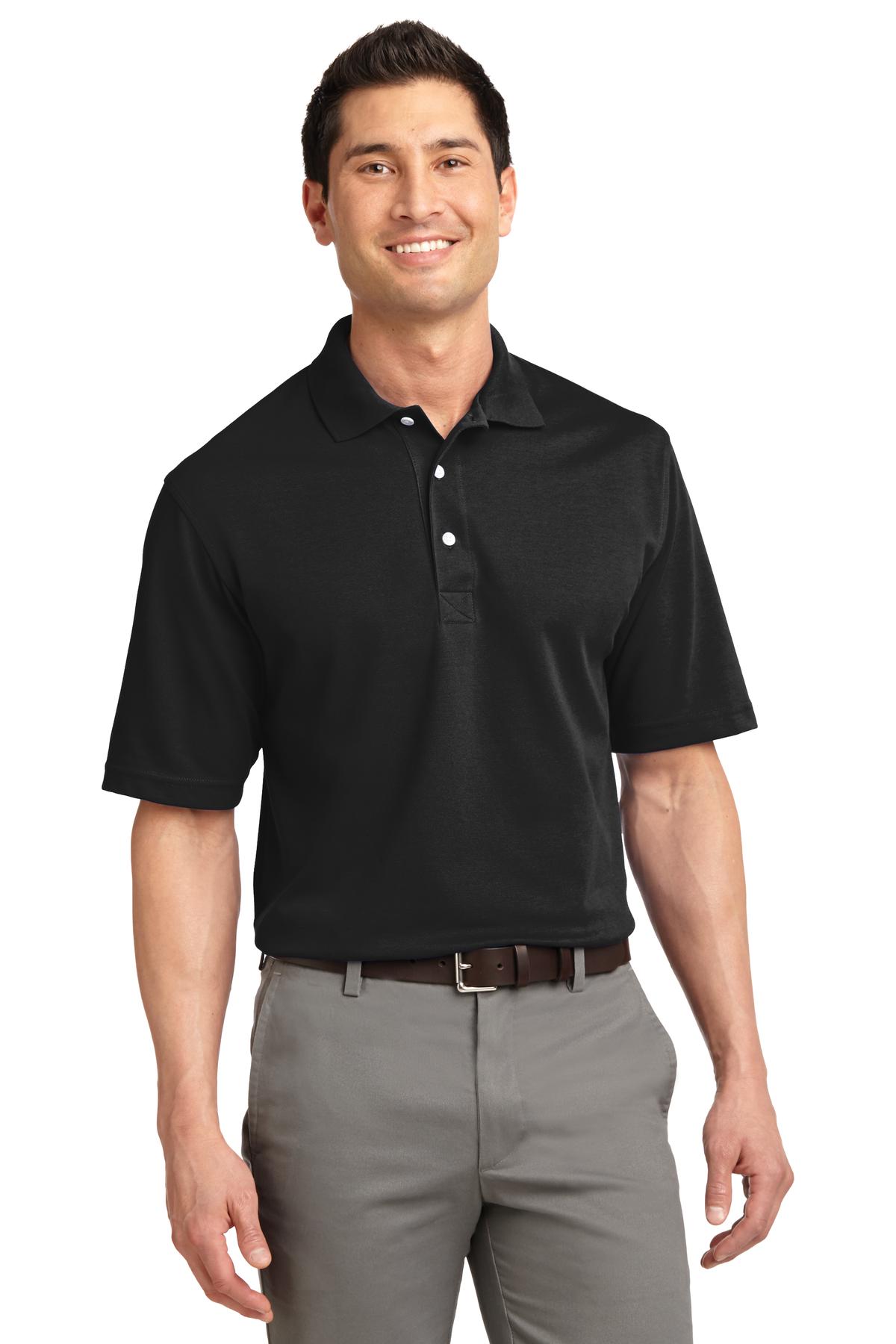 Port Authority Tall Rapid Dry Polo - Jet Black