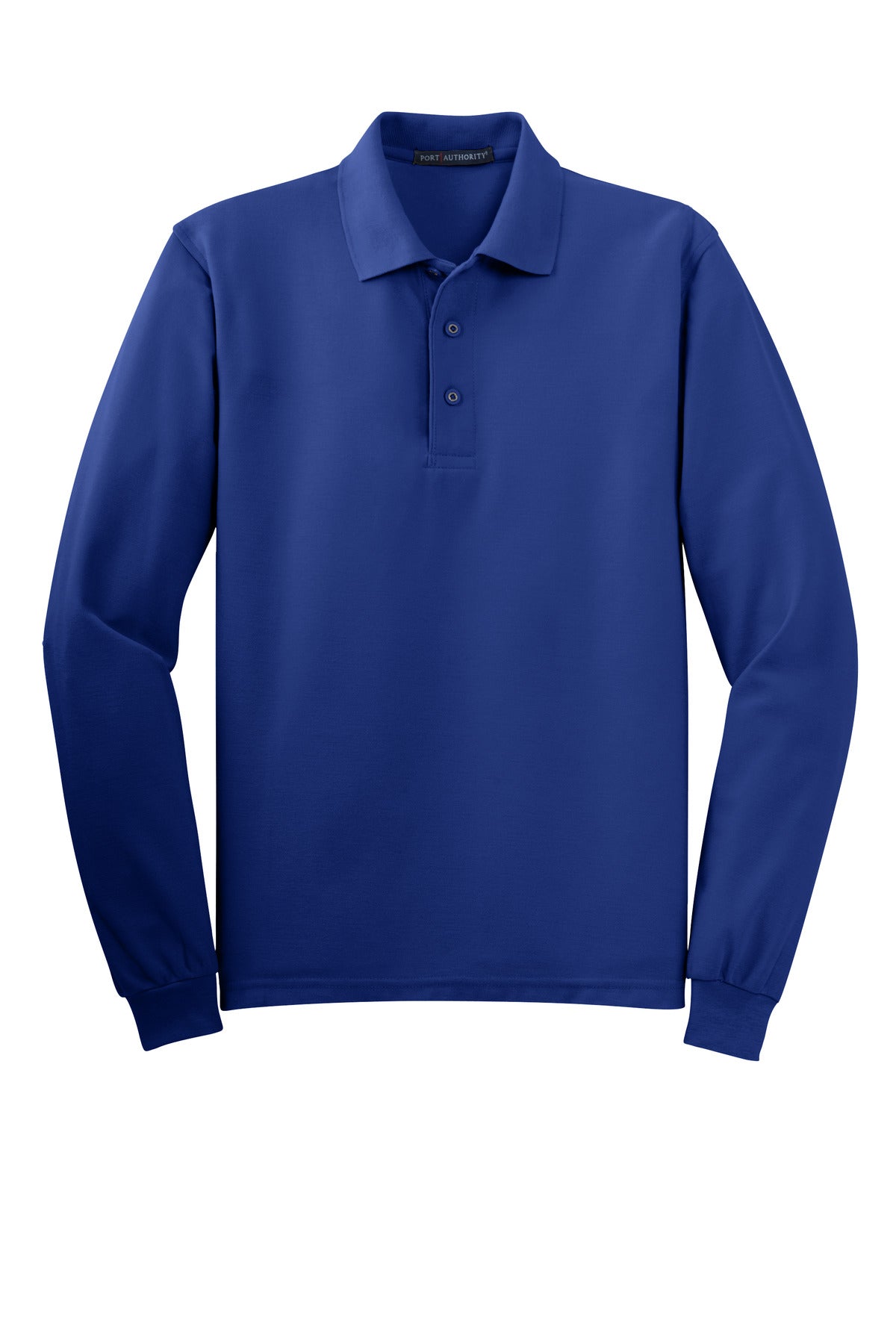 Port Authority Tall Silk Touch Long Sleeve Polo - Royal