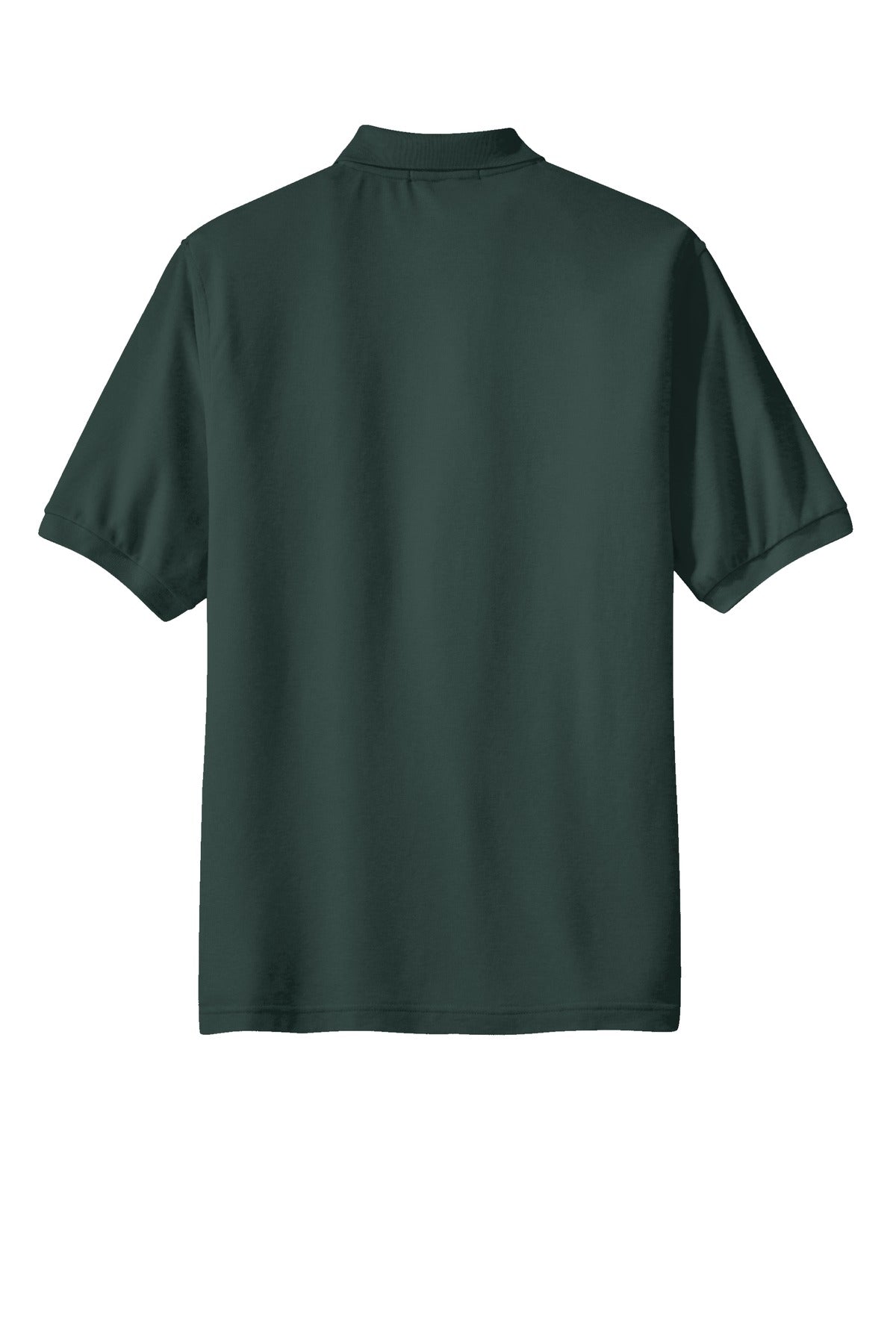 Port Authority Tall Silk Touch Polo with Pocket - Dark Green