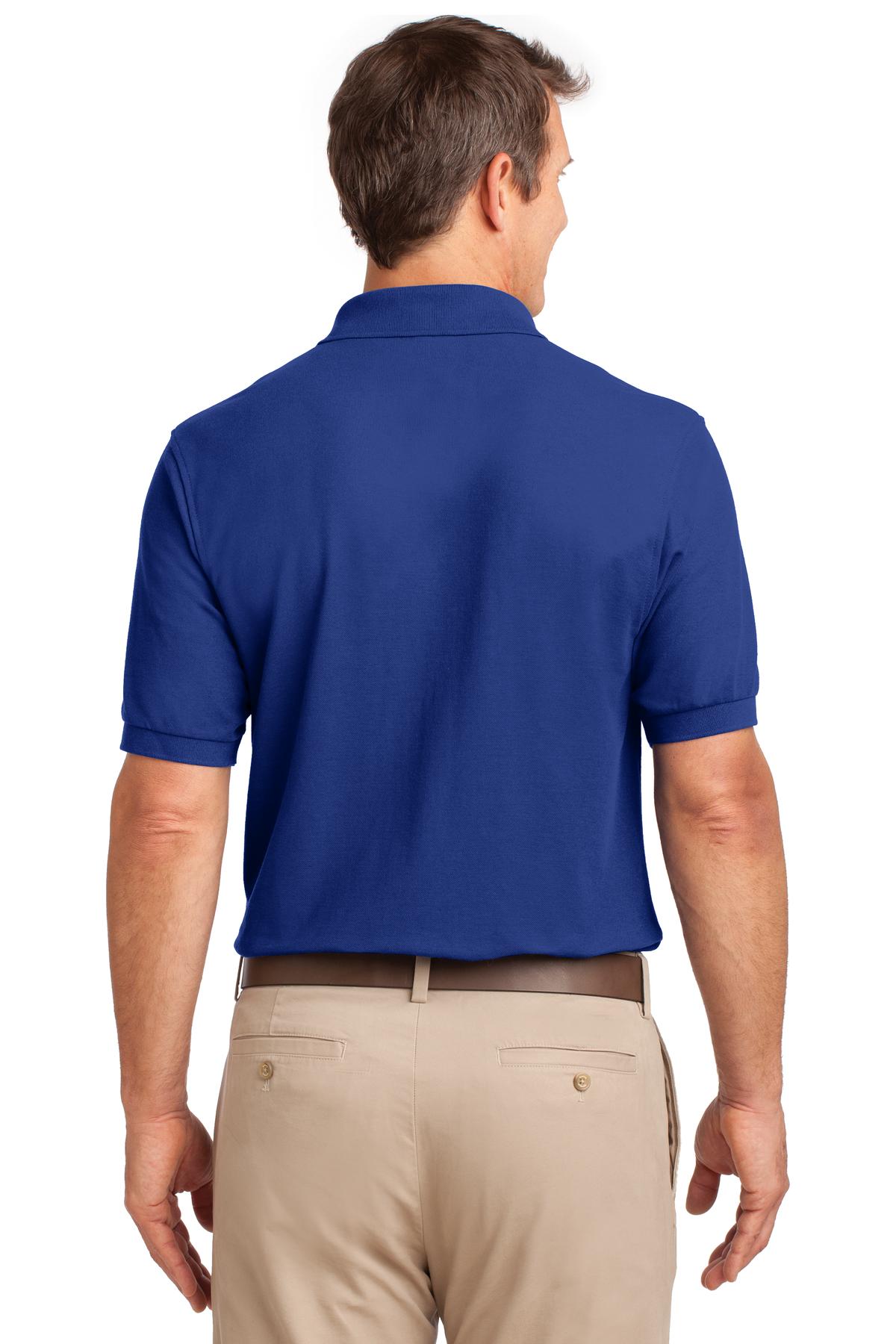 Port Authority Tall Silk Touch Polo with Pocket - Royal