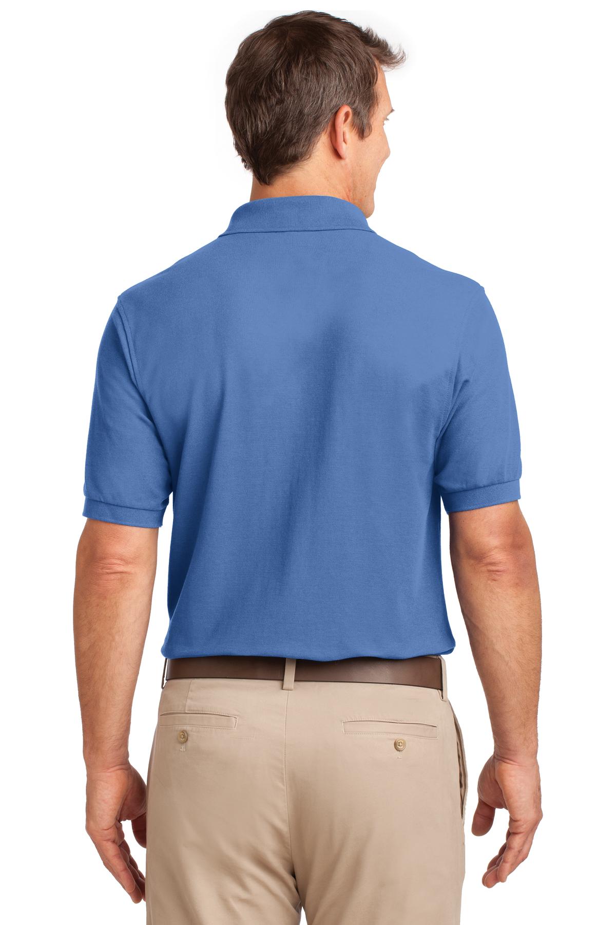 Port Authority Tall Silk Touch Polo with Pocket - Ultramarine Blue