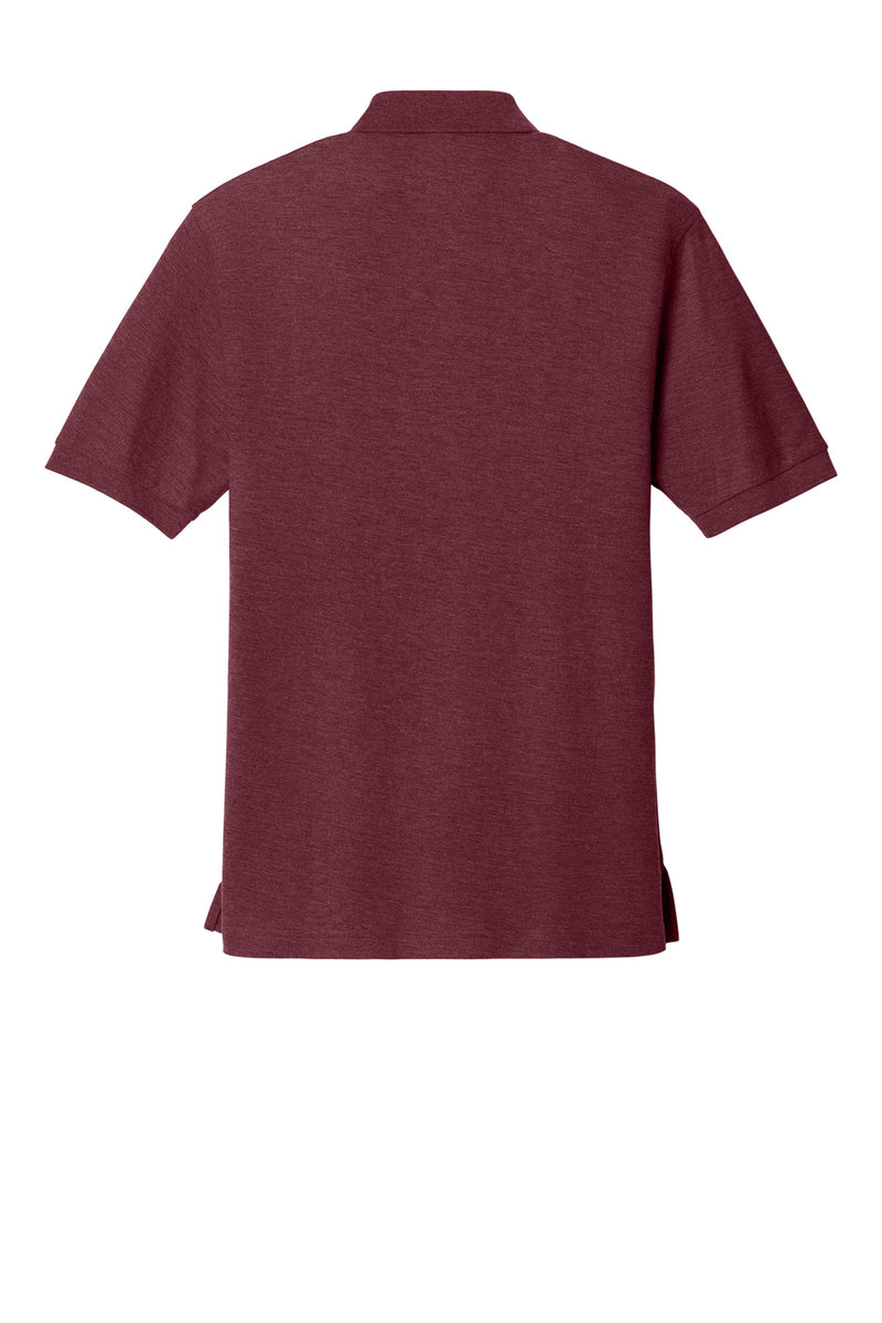 Port Authority Tall Silk Touch Polo - Burgundy