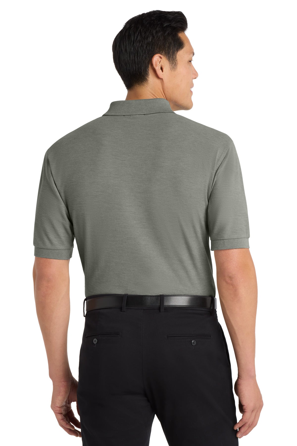 Port Authority Tall Silk Touch Polo - Cool Grey