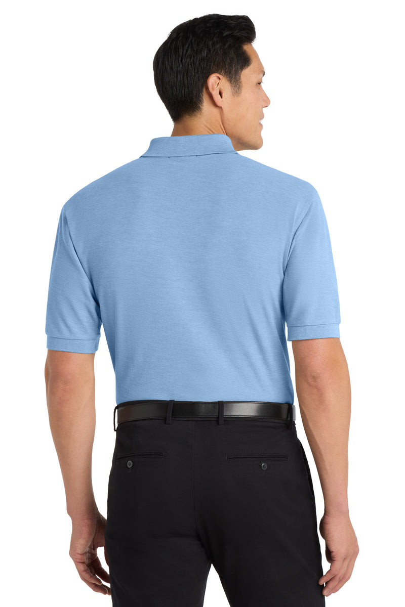 Port Authority Tall Silk Touch Polo - Light Blue