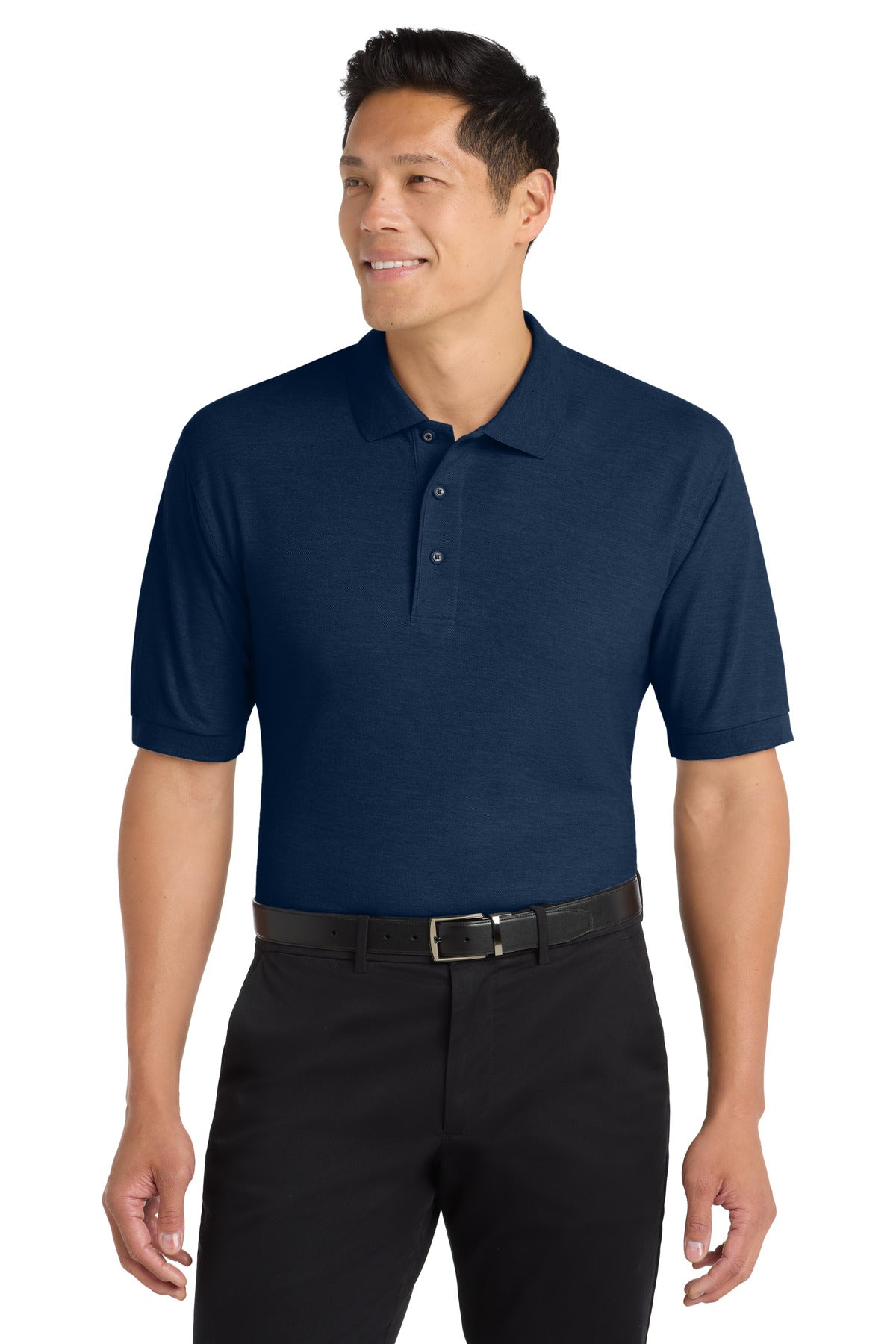 Port Authority Tall Silk Touch Polo - Navy