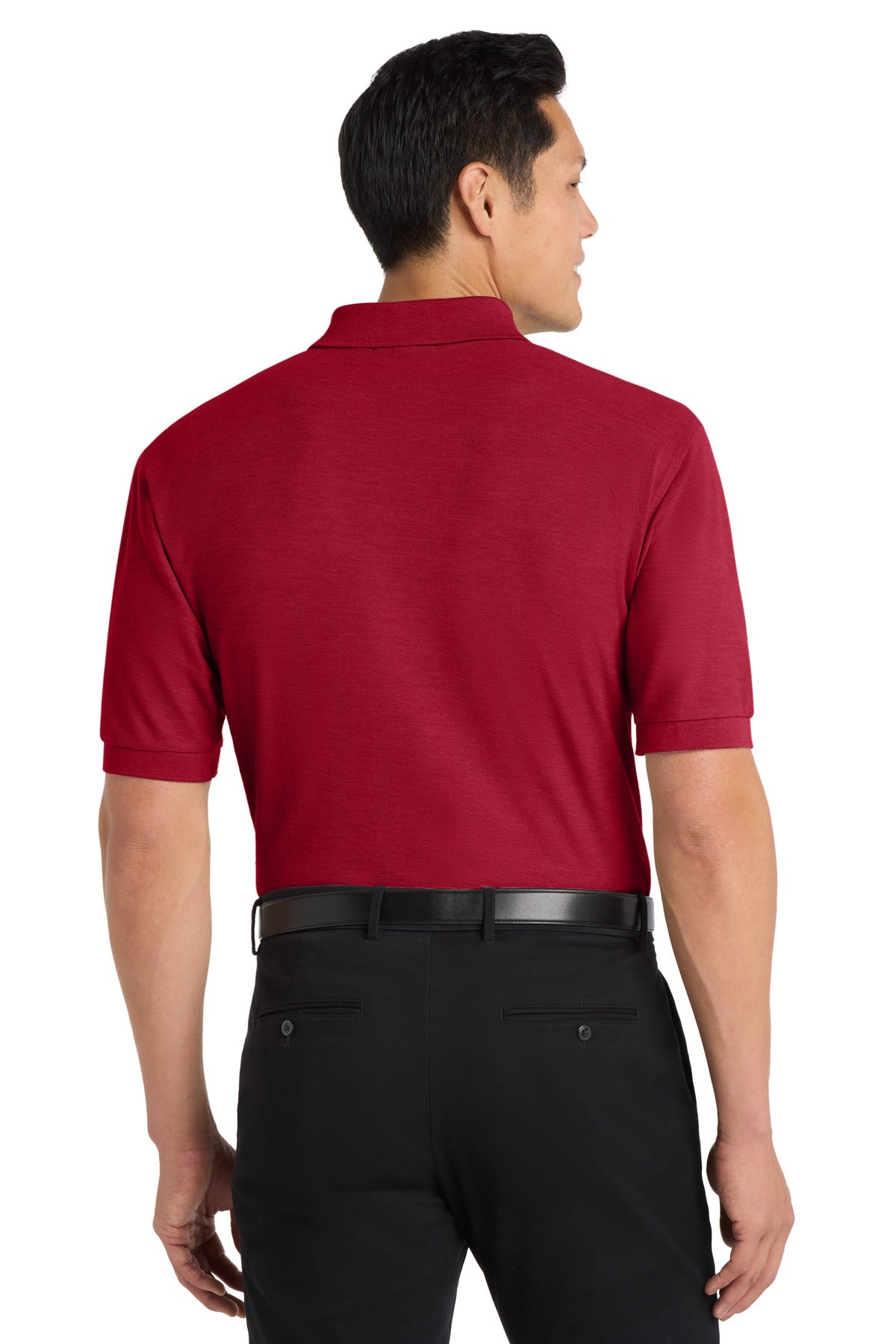 Port Authority Tall Silk Touch Polo - Red