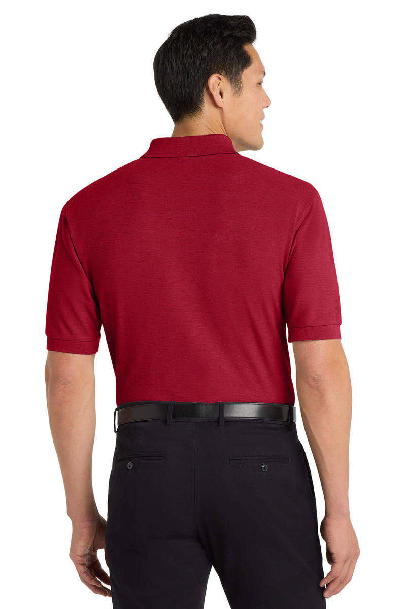 Port Authority Tall Silk Touch Polo - Red