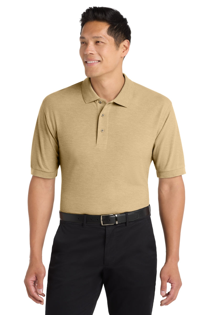 Port Authority Tall Silk Touch Polo - Stone