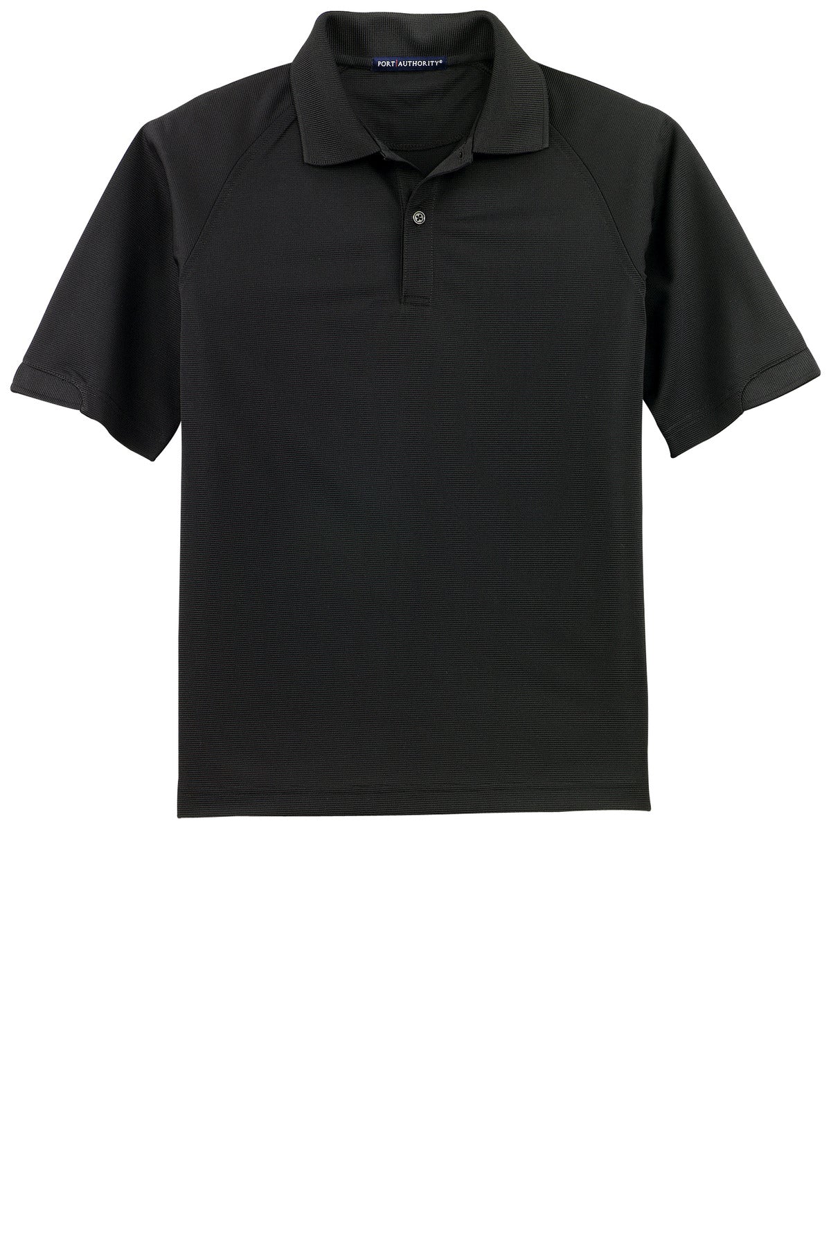 Port Authority Tall Dry Zone Ottoman Polo - Black