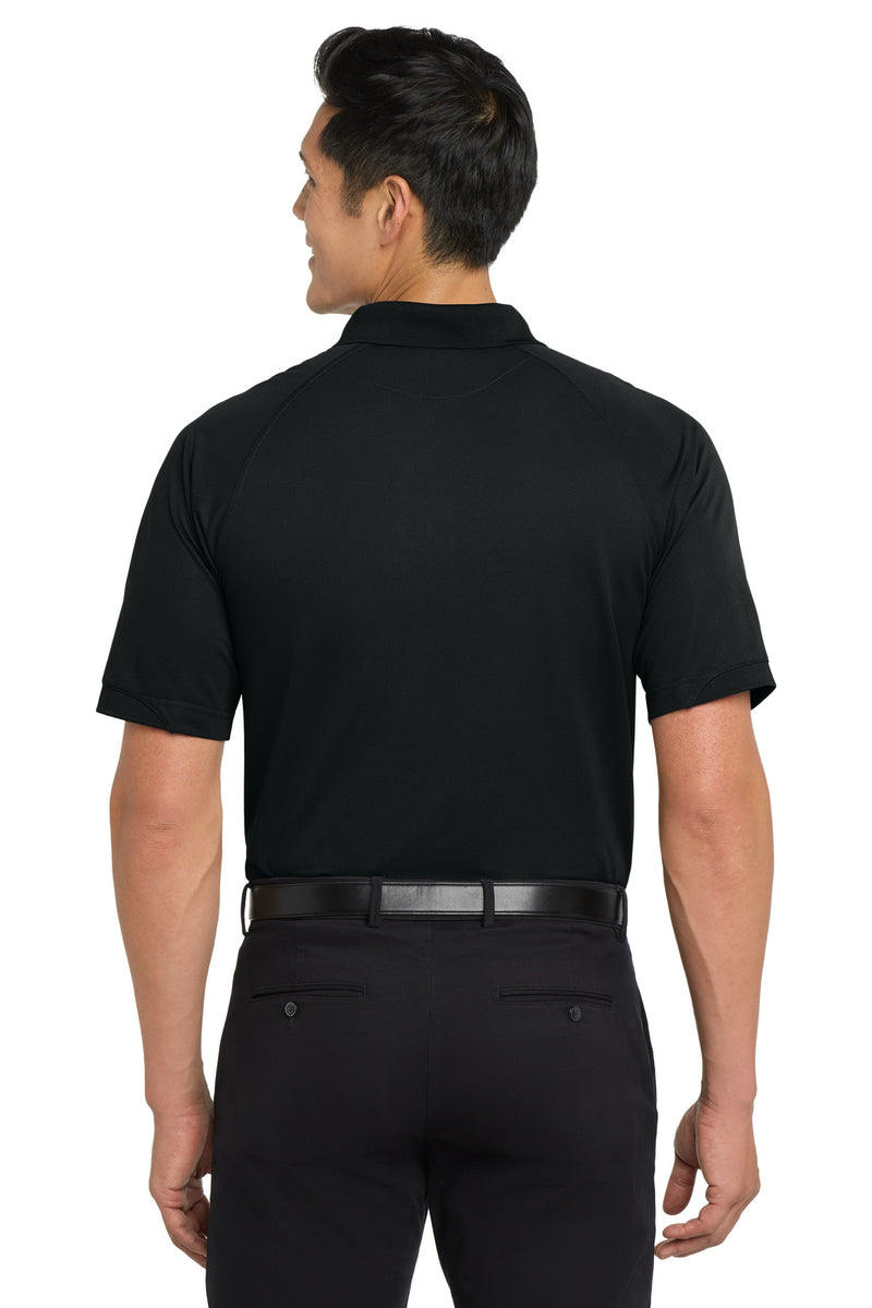 Port Authority Tall Dry Zone Ottoman Polo - Black