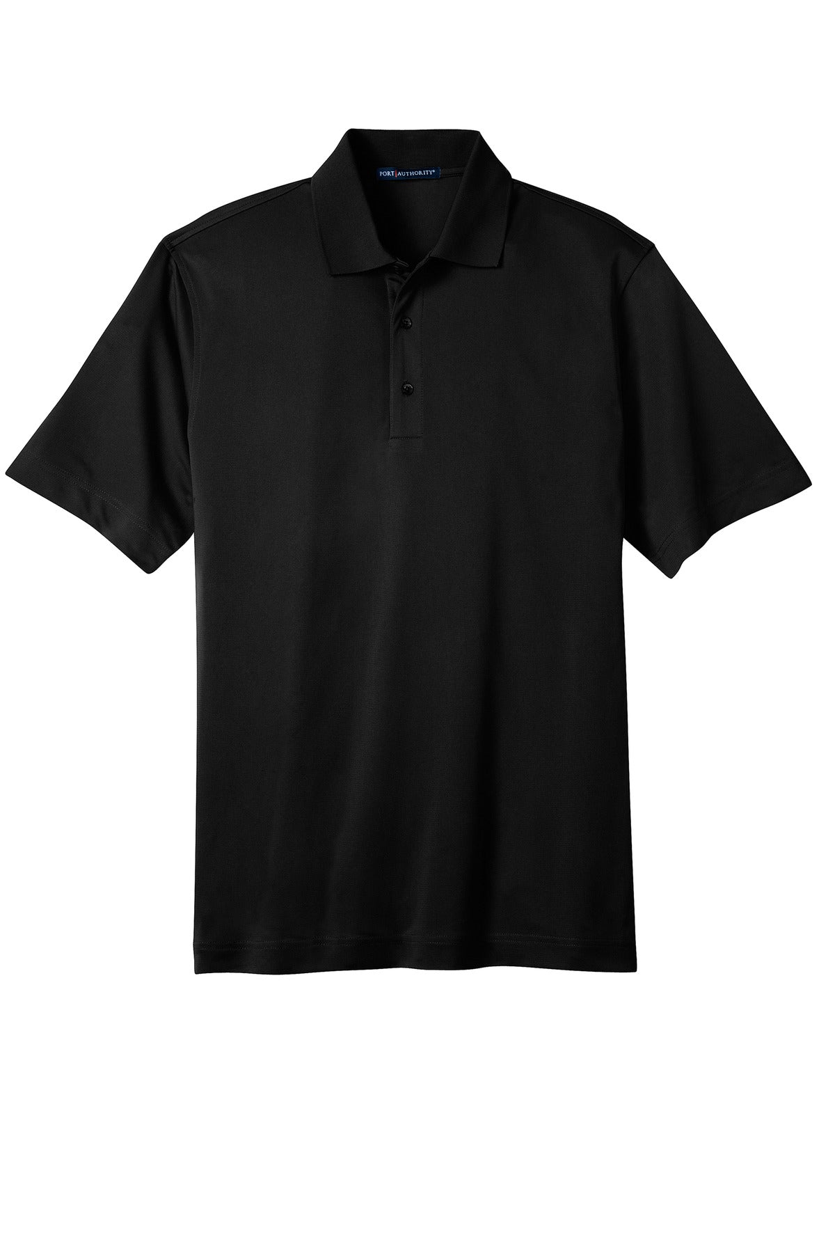 Port Authority Tall Tech Pique Polo - Black