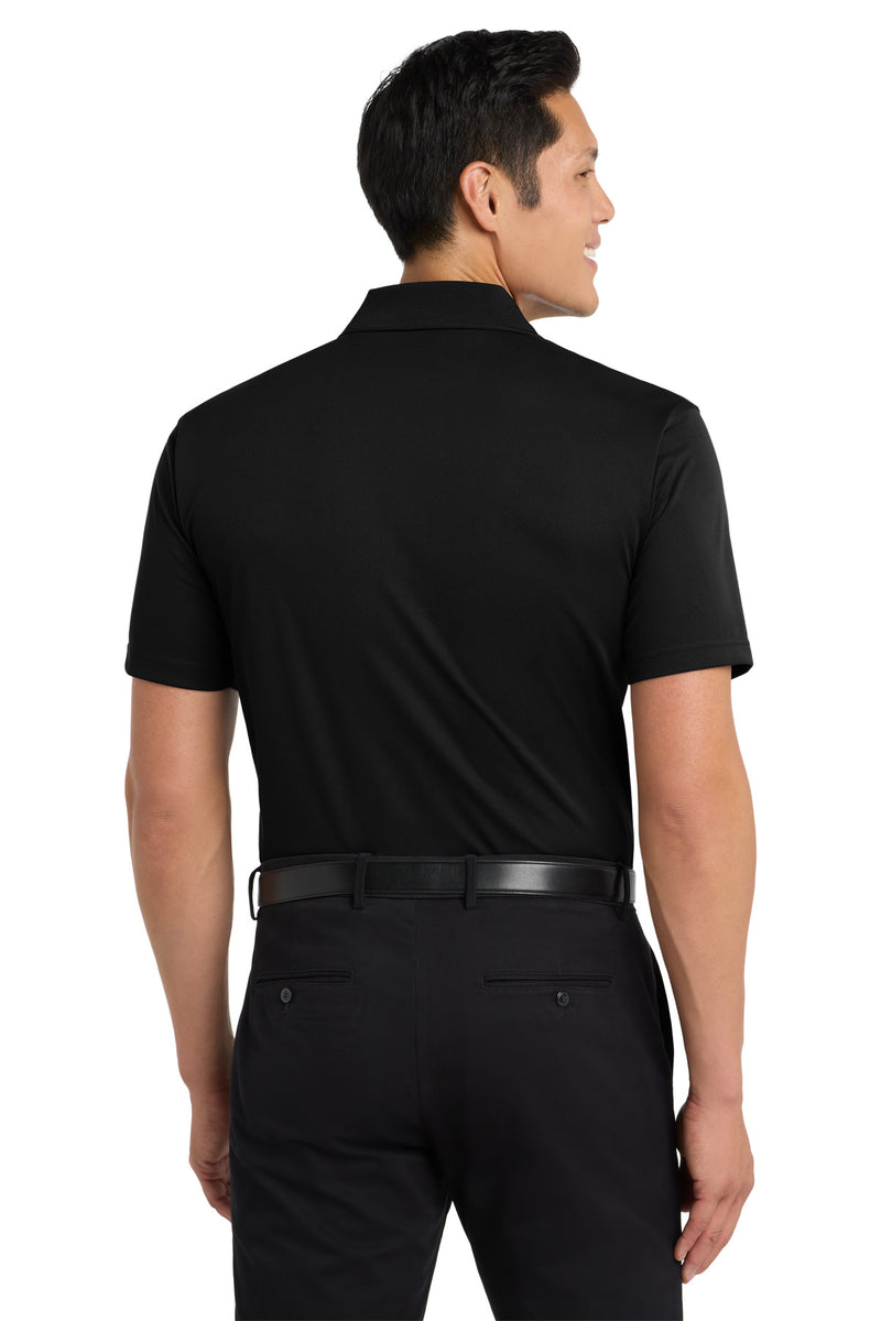 Port Authority Tall Tech Pique Polo - Black