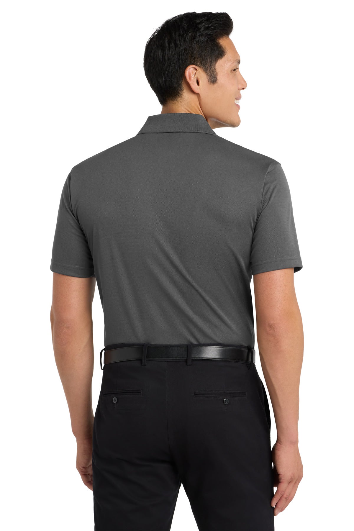 Port Authority Tall Tech Pique Polo - Grey Smoke