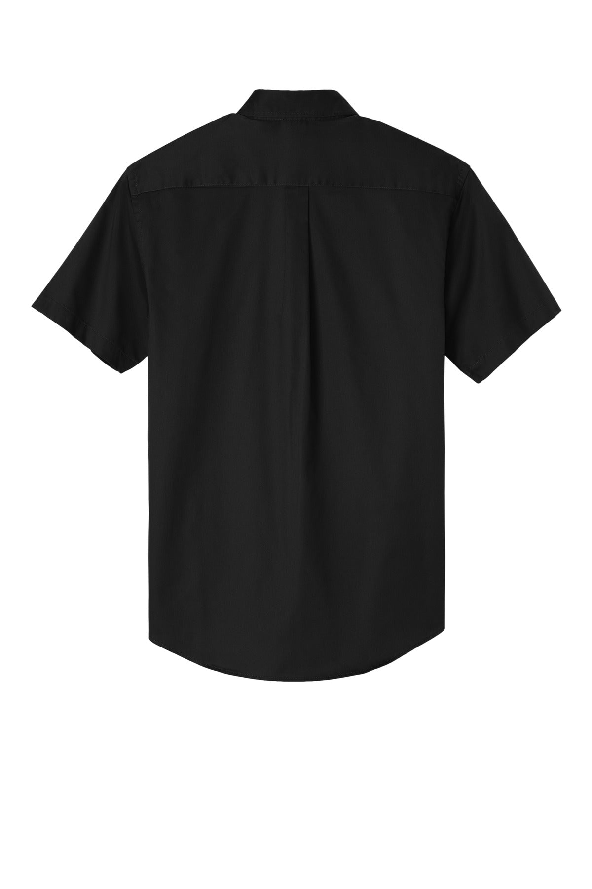 Port Authority Tall Short Sleeve Easy Care Shirt - Black/ Light Stone