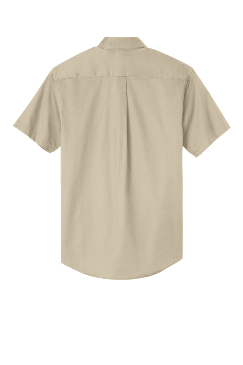 Port Authority Tall Short Sleeve Easy Care Shirt - Stone