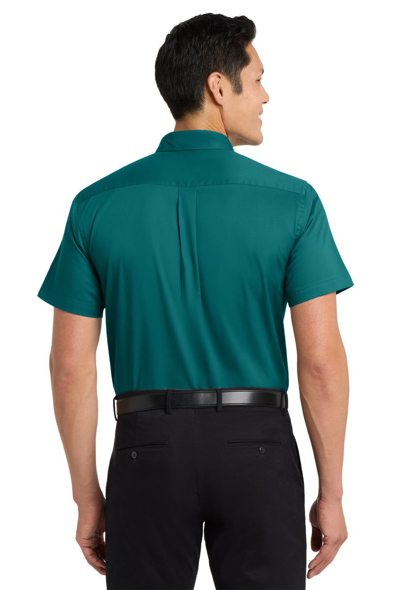 Port Authority Tall Short Sleeve Easy Care Shirt - Teal Green