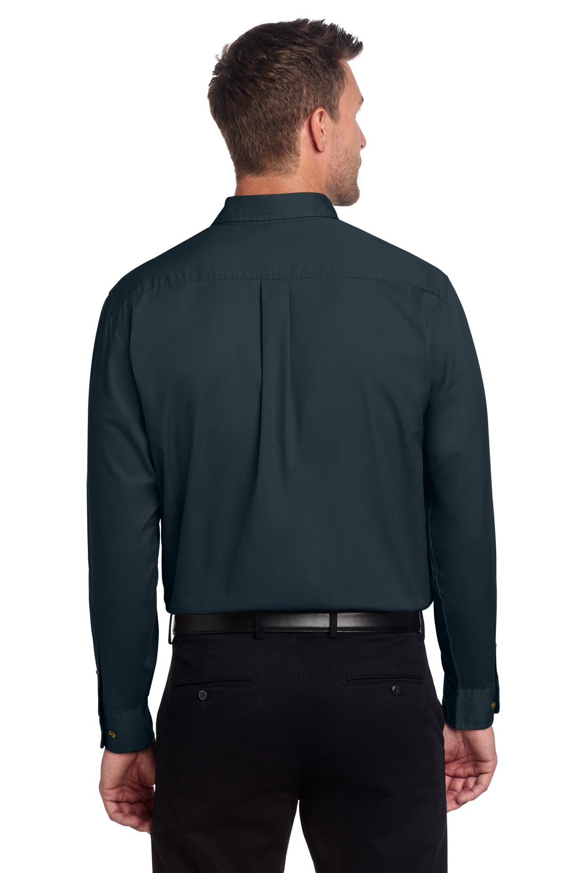 Port Authority Tall Long Sleeve Twill Shirt - Classic Navy