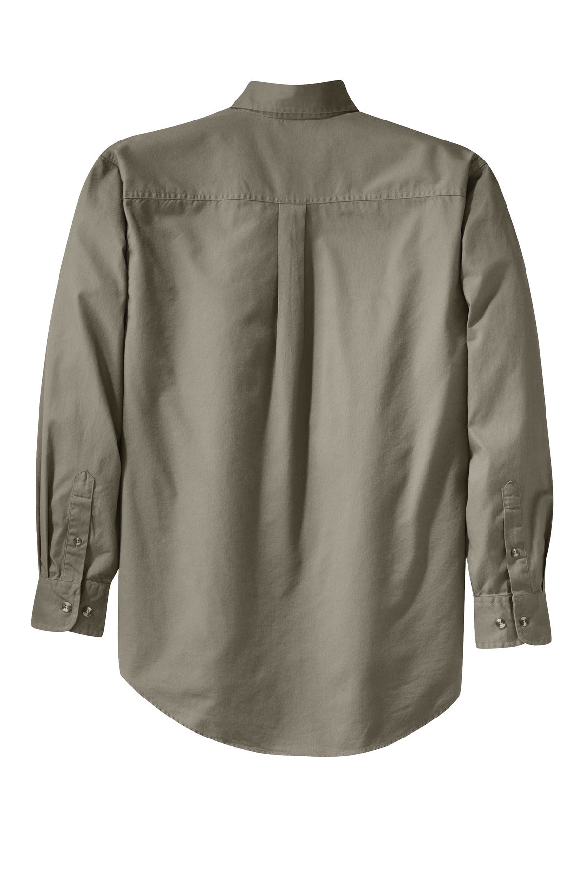 Port Authority Tall Long Sleeve Twill Shirt - Khaki