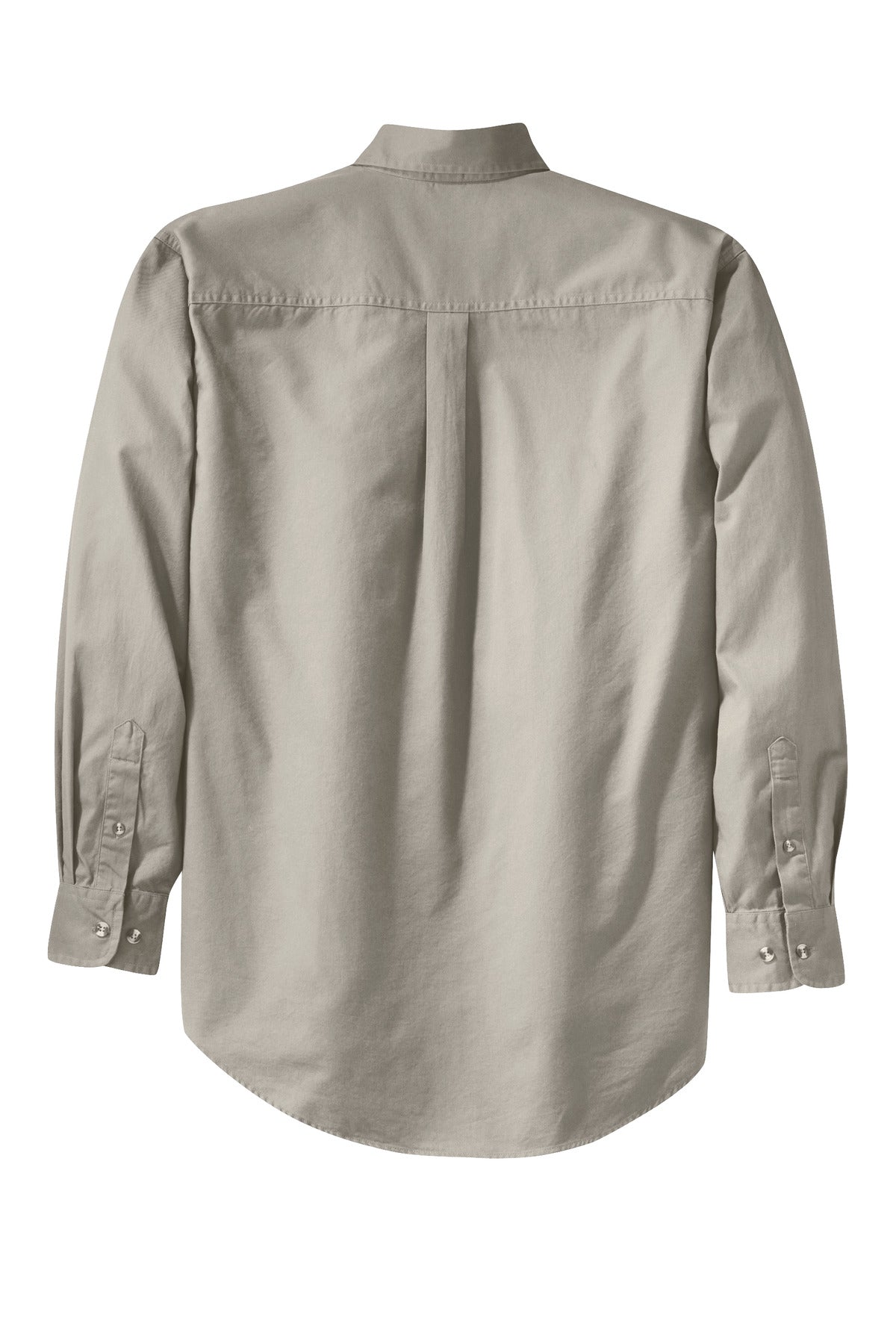 Port Authority Tall Long Sleeve Twill Shirt - Stone