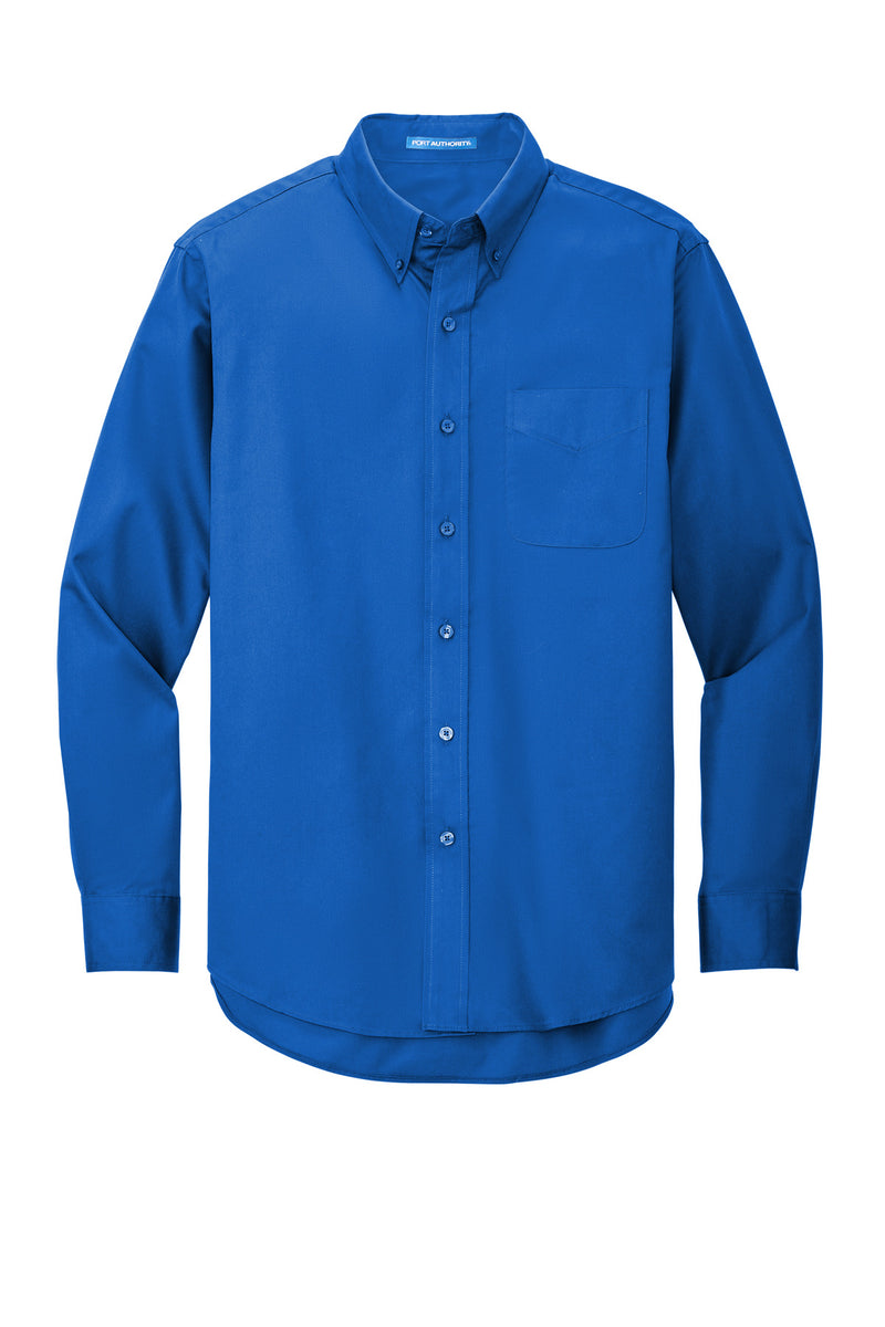 Port Authority Tall Long Sleeve Easy Care Shirt - Strong Blue
