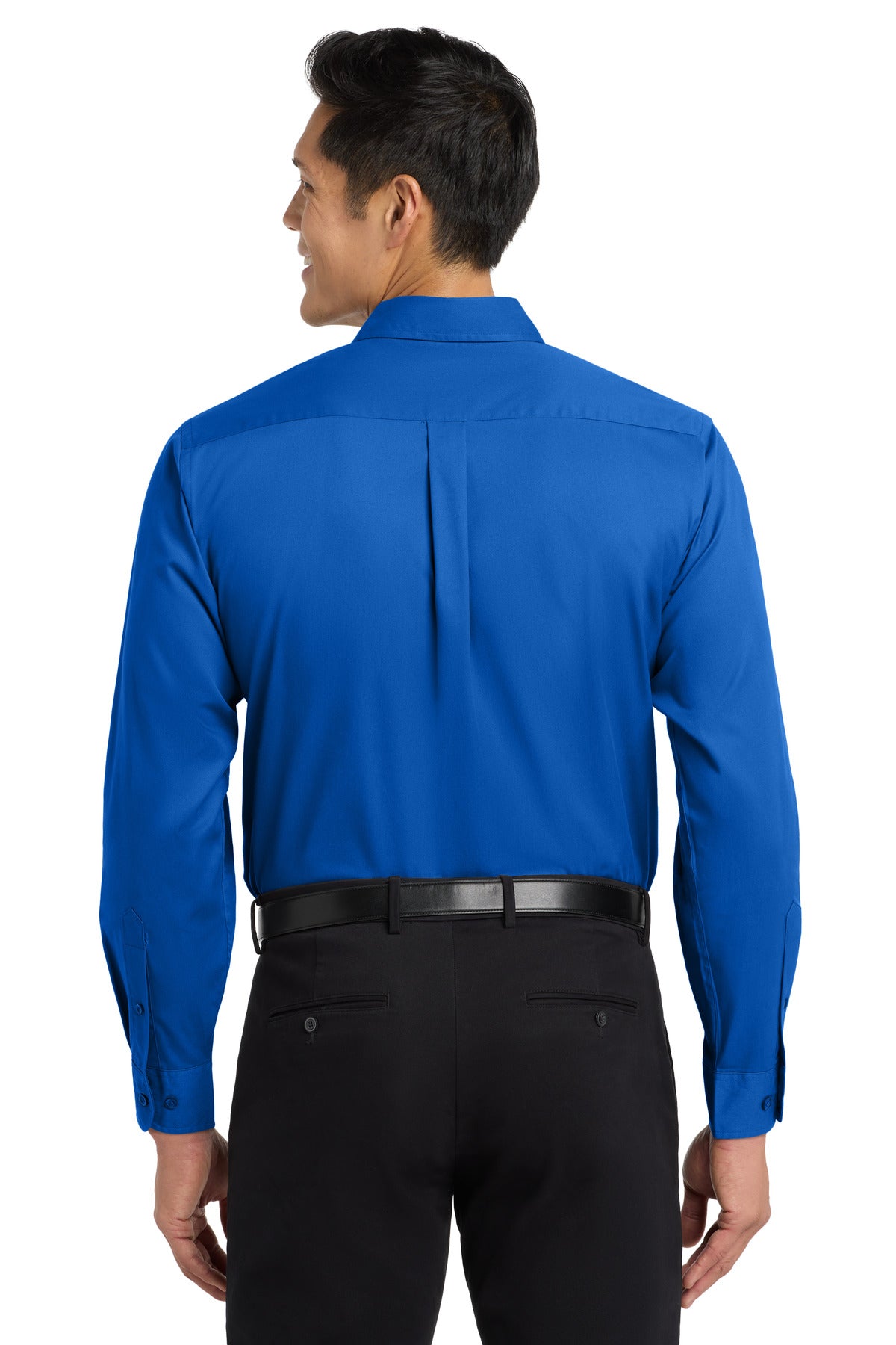 Port Authority Tall Long Sleeve Easy Care Shirt - Strong Blue