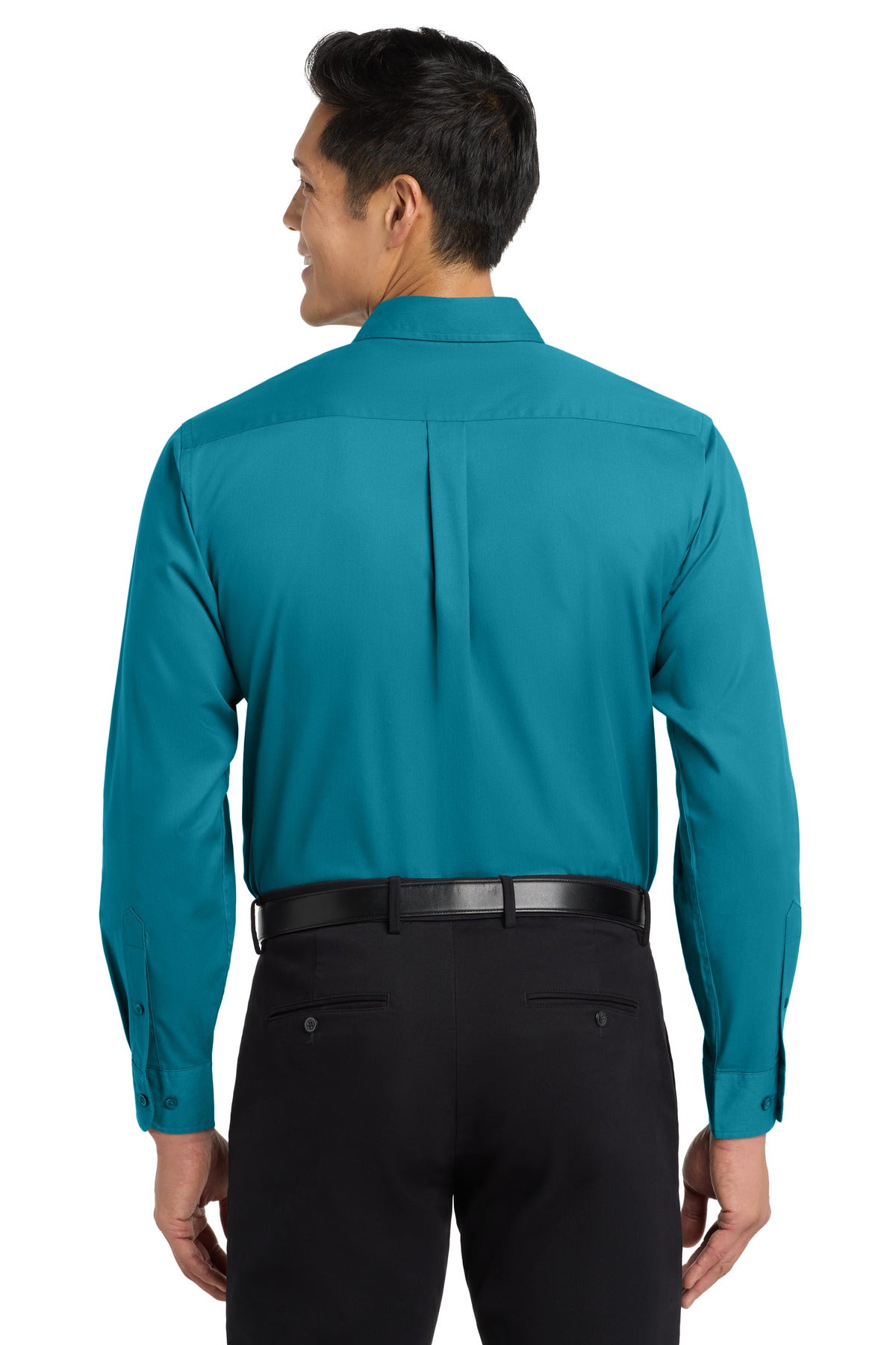 Port Authority Tall Long Sleeve Easy Care Shirt - Teal Green