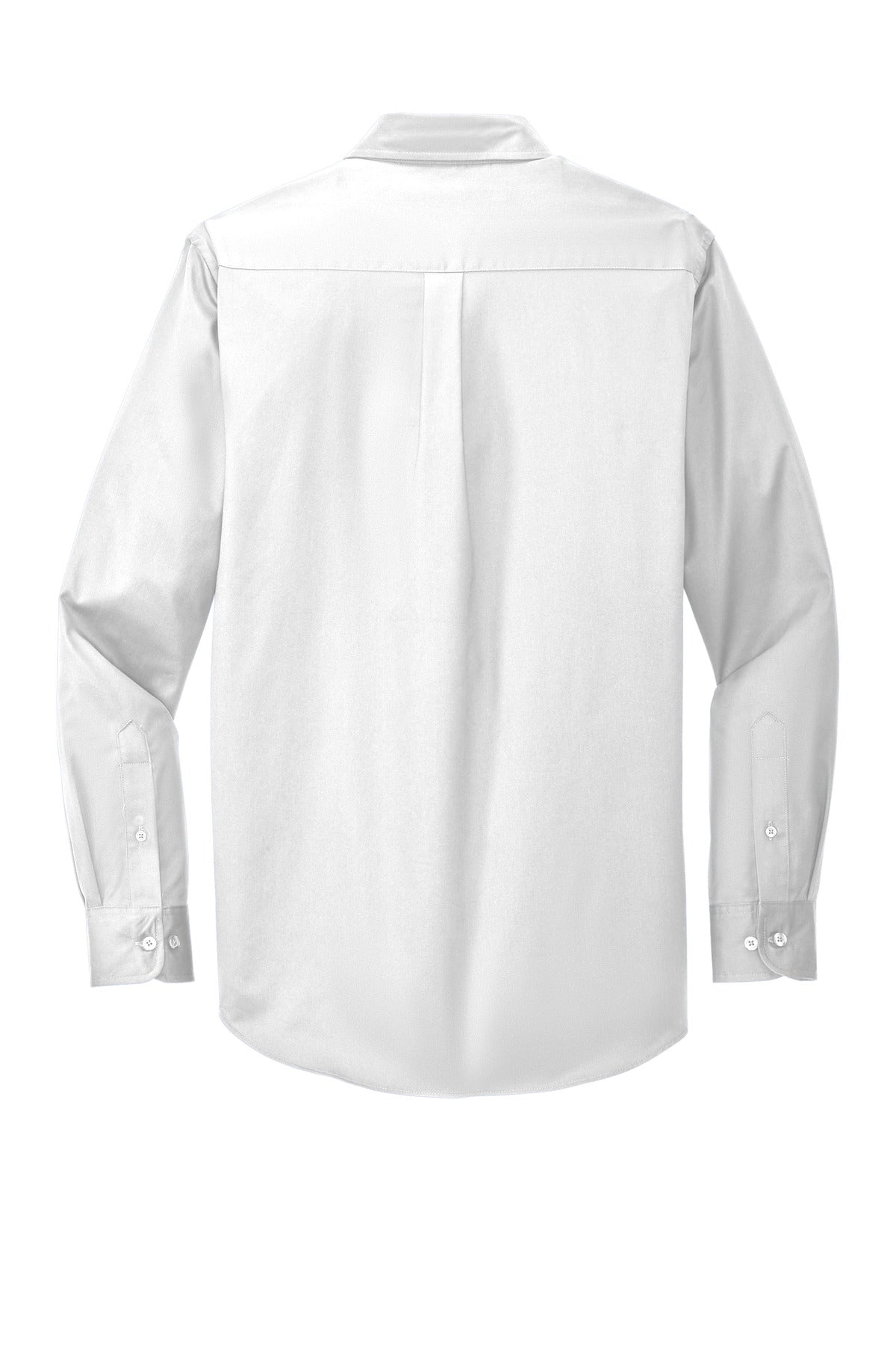 Port Authority Tall Long Sleeve Easy Care Shirt - White/ Light Stone