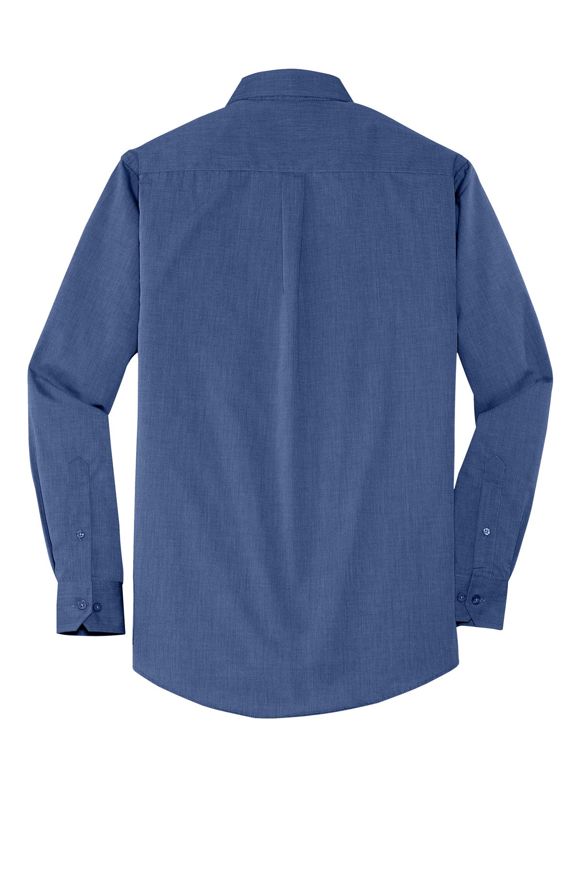 Port Authority Tall Crosshatch Easy Care Shirt - Deep Blue