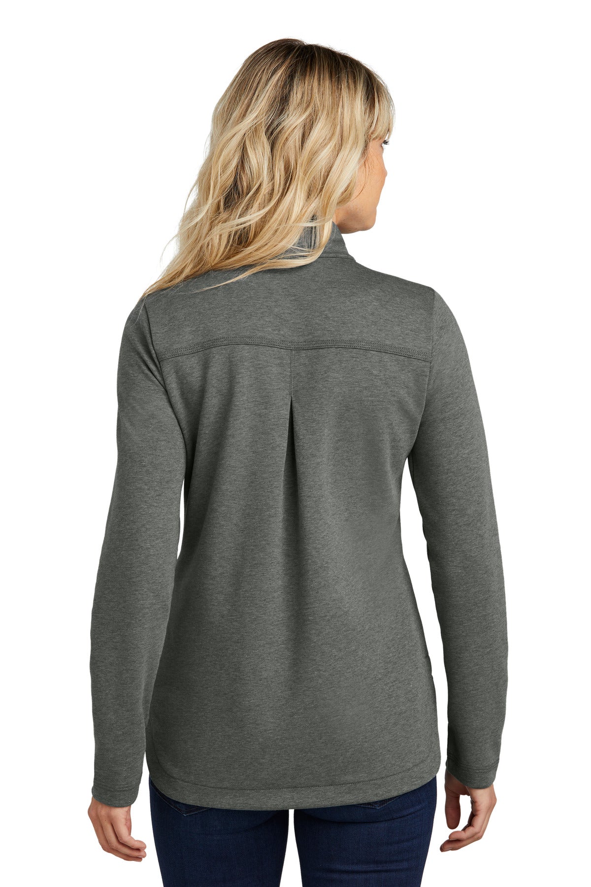 TravisMathew Women's Coveside Full-Zip - Dark Grey Heather