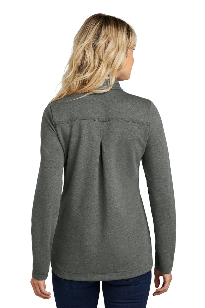 TravisMathew Women's Coveside Full-Zip - Dark Grey Heather