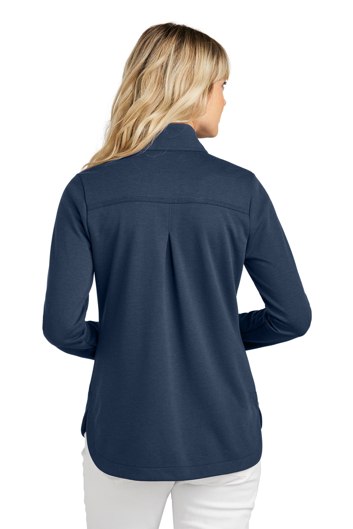 TravisMathew Women's Coveside Full-Zip - Blue Nights