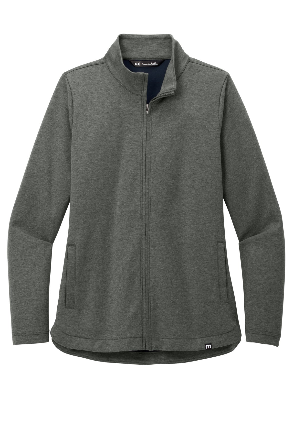 TravisMathew Women's Coveside Full-Zip - Dark Grey Heather
