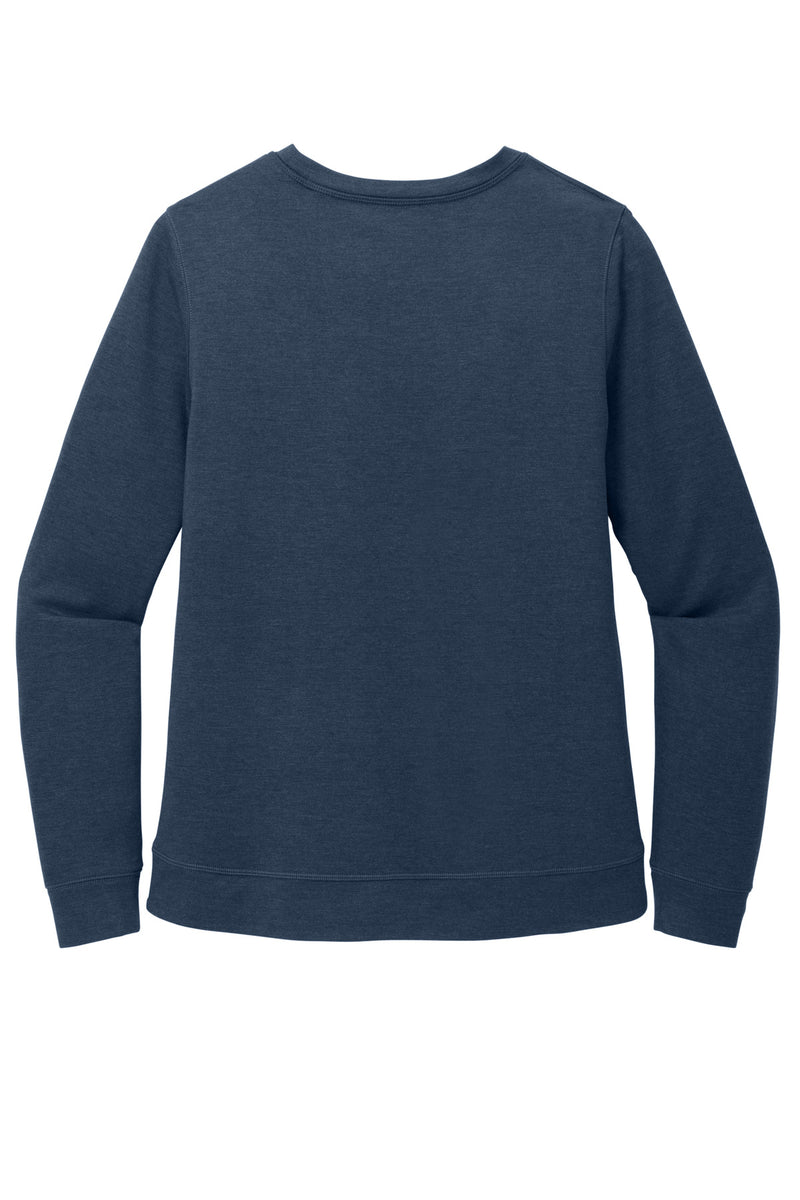 TravisMathew Women's Long Weekend Crew - Blue Nights Heather