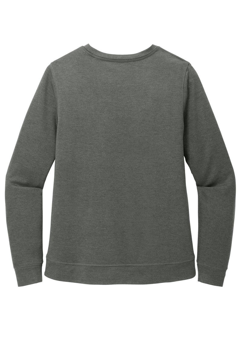 TravisMathew Women's Long Weekend Crew - Dark Grey Heather