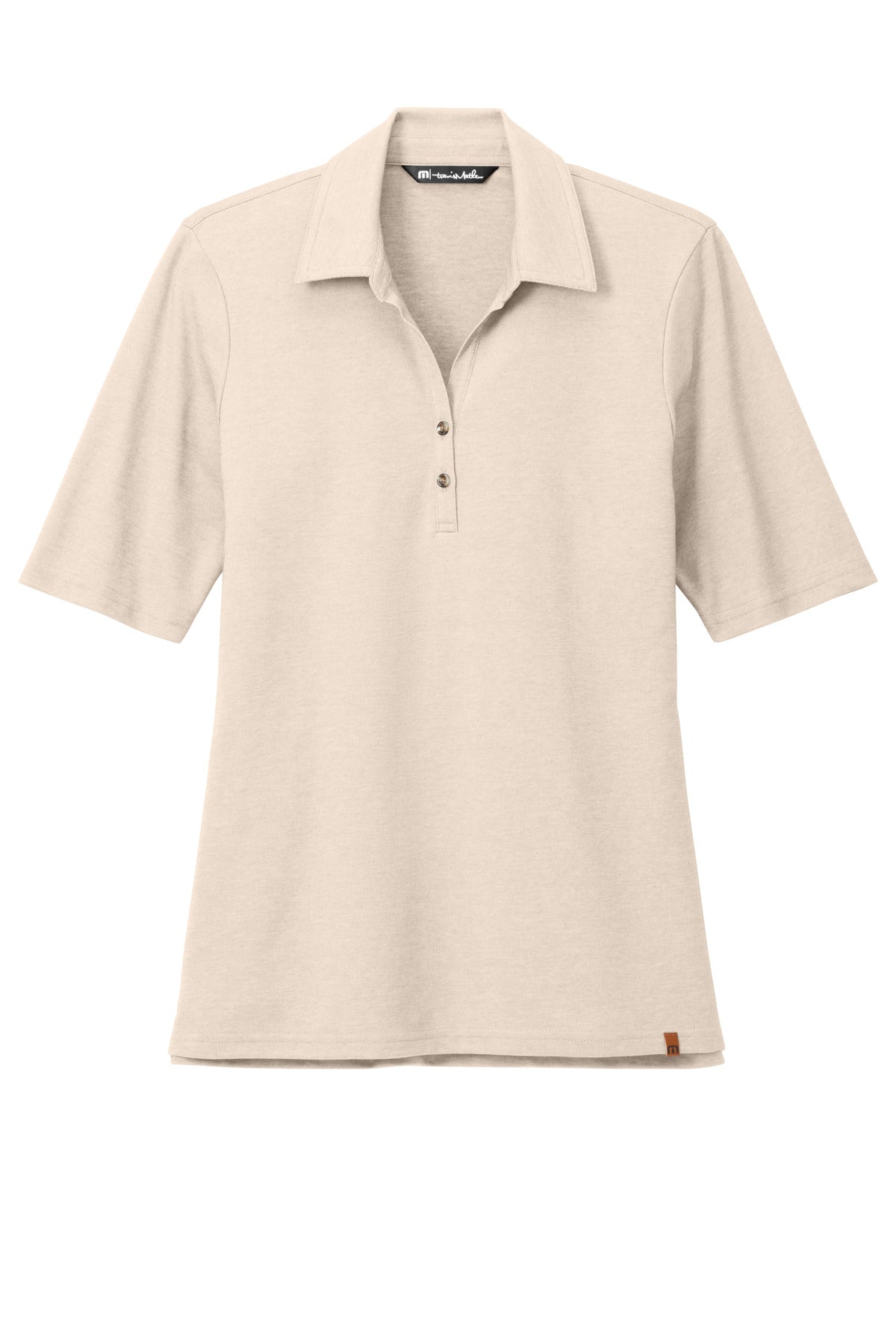 TravisMathew Women's Sunsetters Polo - Natural Heather