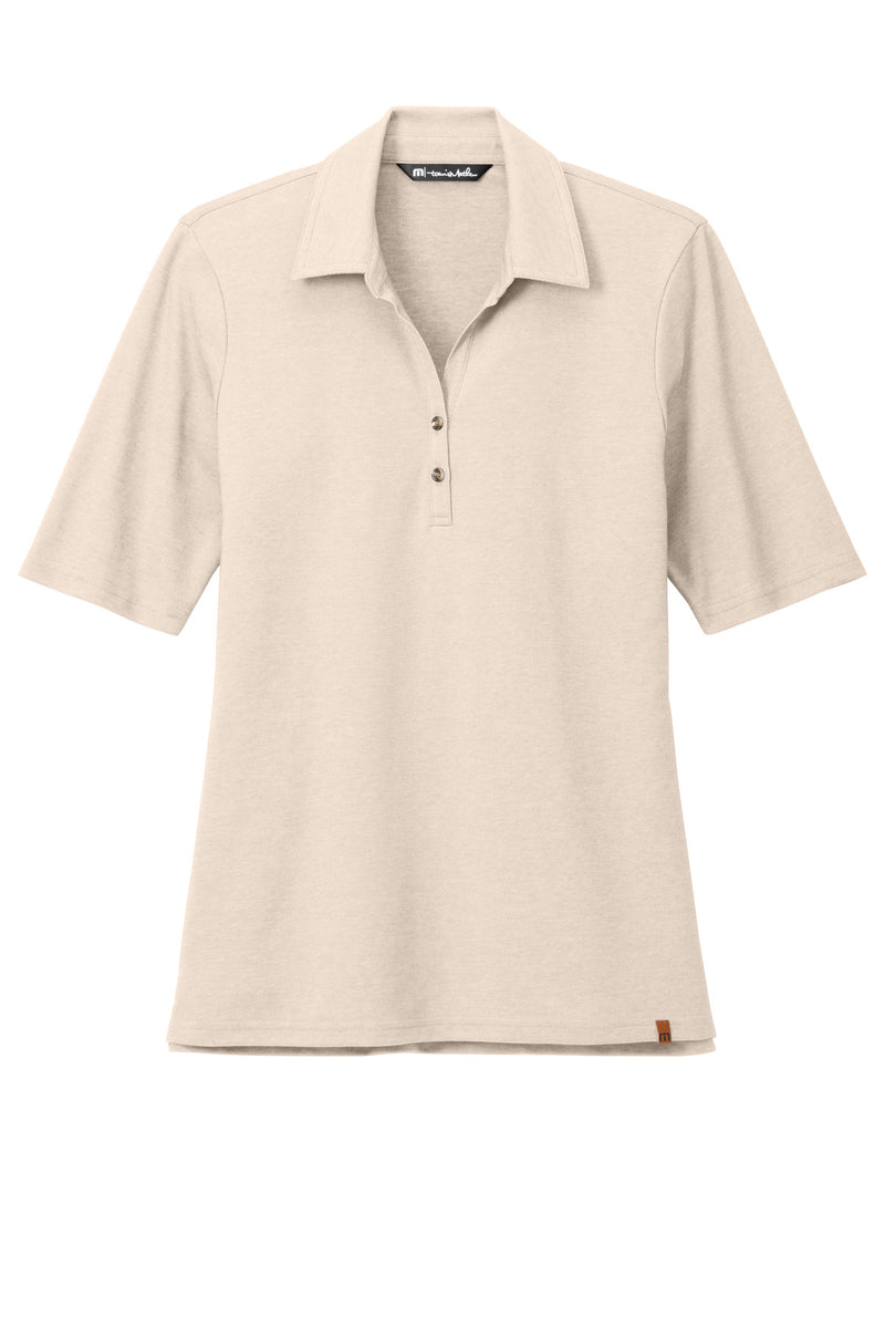 TravisMathew Women's Sunsetters Polo - Natural Heather