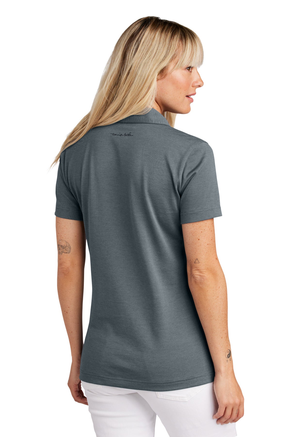 TravisMathew Women's Sunnyvale Polo - Blue Nights Heather