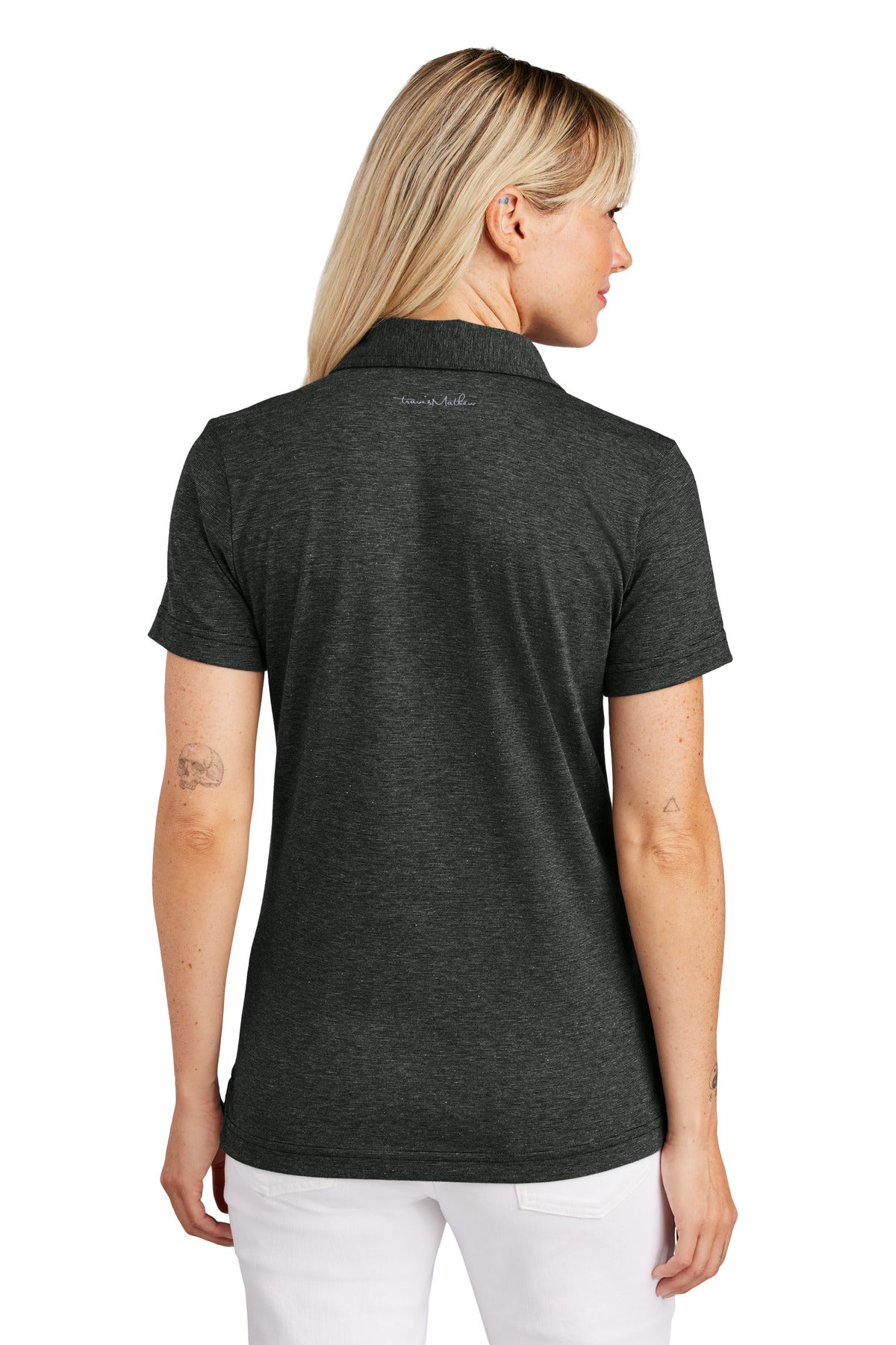 TravisMathew Women's Sunnyvale Polo - Black Heather