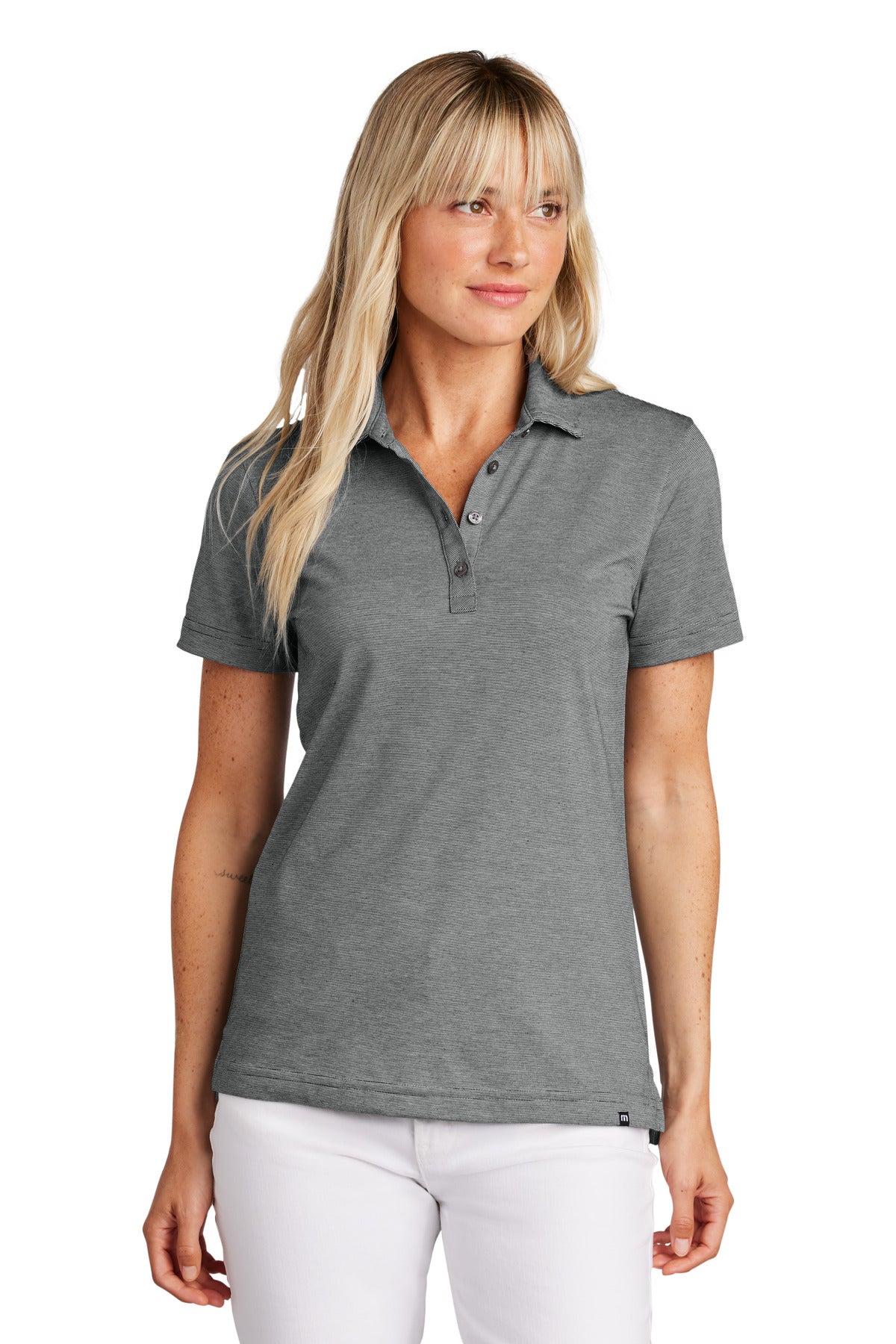 TravisMathew Women's Sunnyvale Polo - Dark Grey Heather