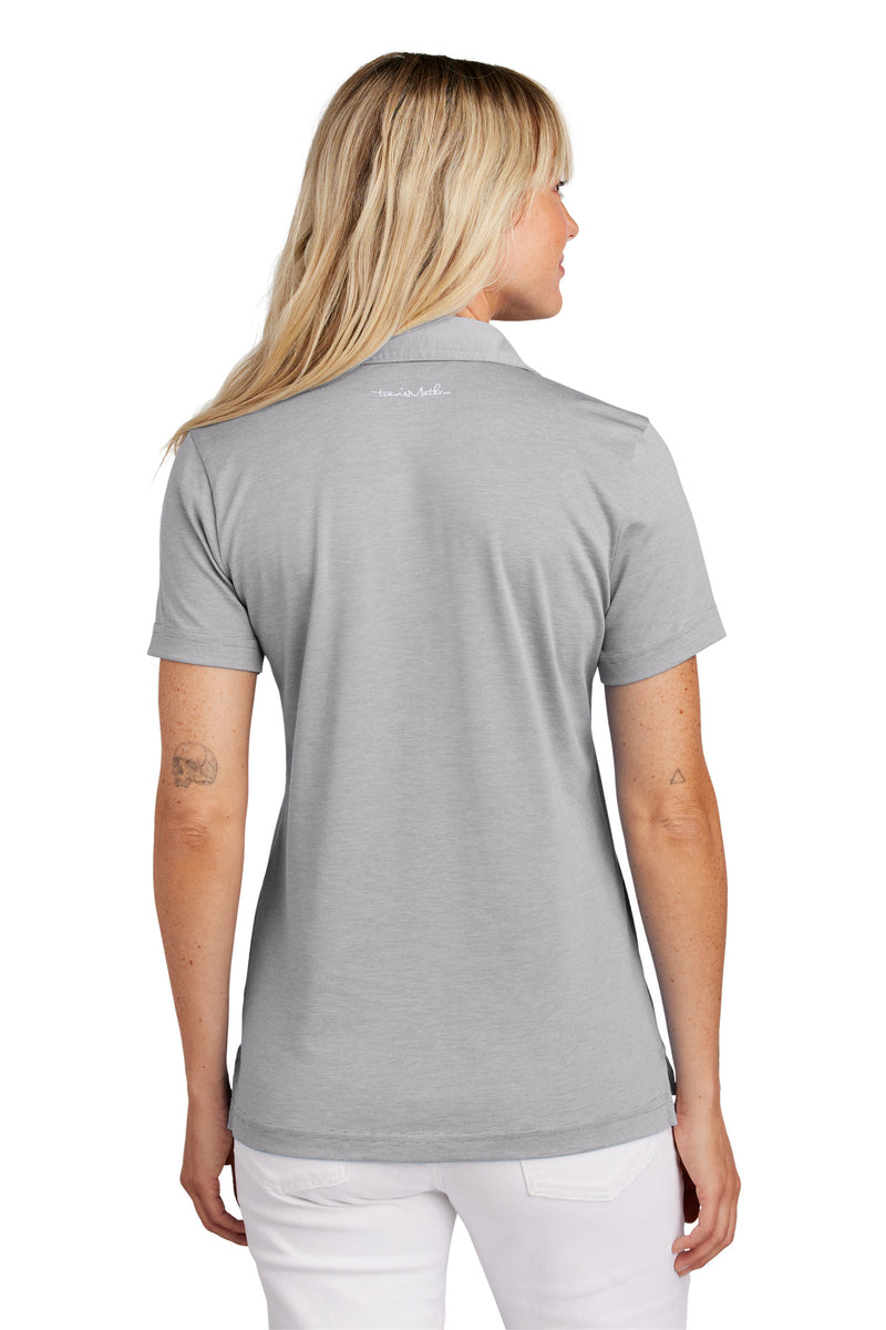 TravisMathew Women's Sunnyvale Polo - Light Grey Heather