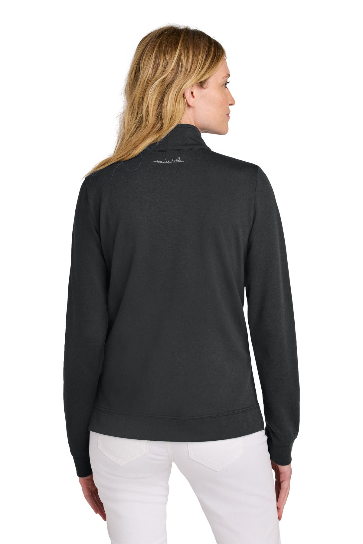 TravisMathew Women's Coveside 1/2-Zip - Black