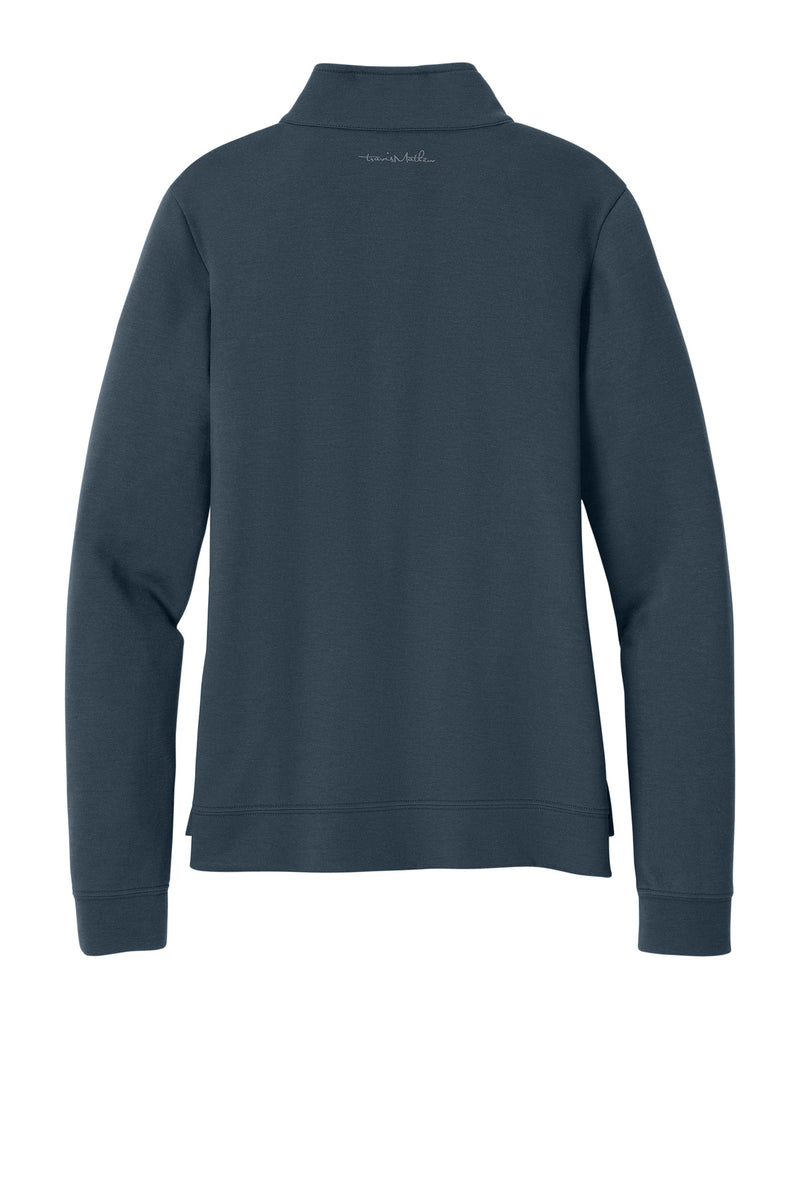 TravisMathew Women's Coveside 1/2-Zip - Blue Nights