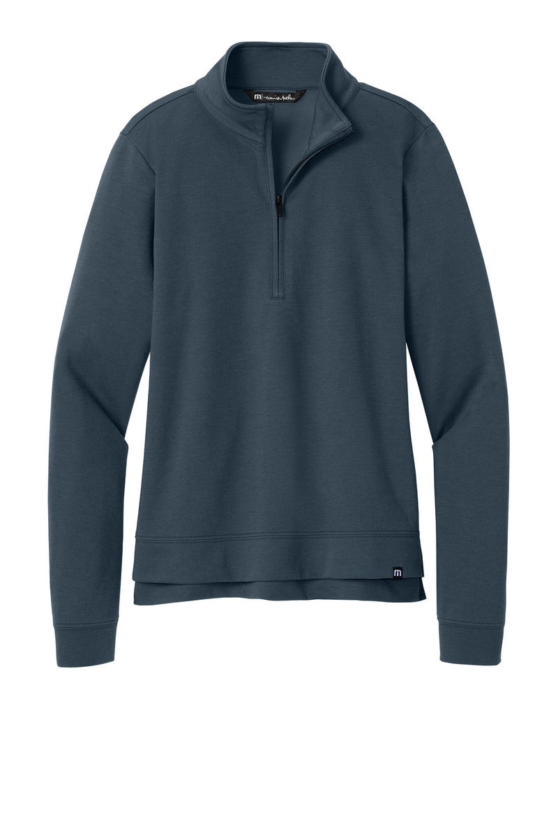 TravisMathew Women's Coveside 1/2-Zip - Blue Nights
