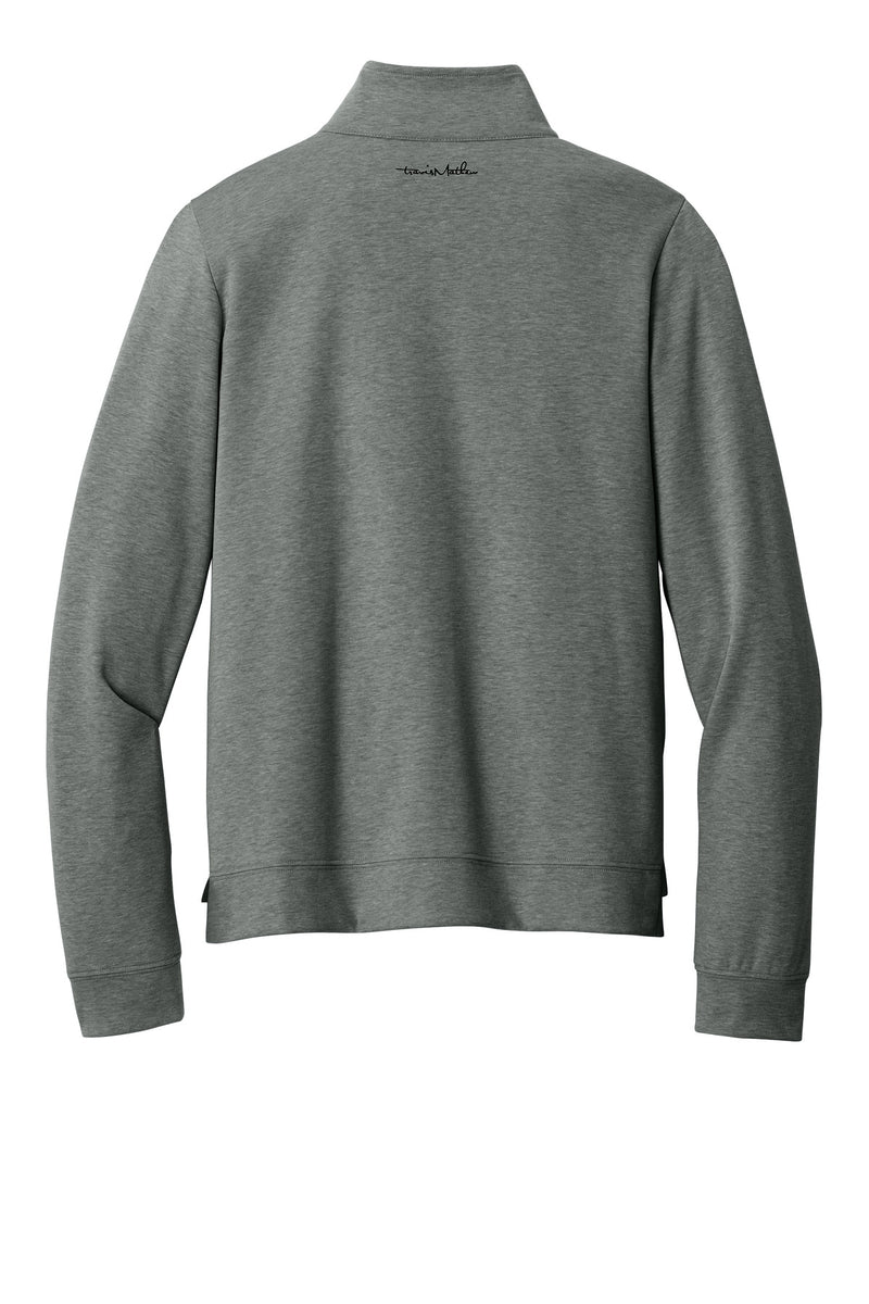 TravisMathew Women's Coveside 1/2-Zip - Dark Grey Heather
